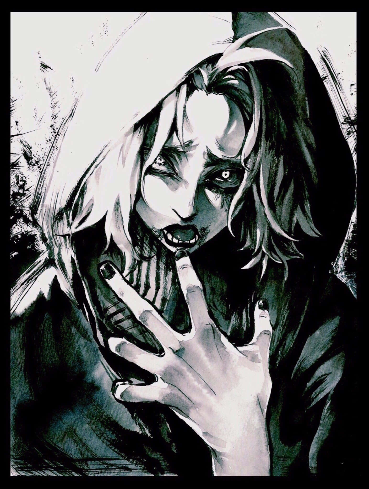 Seidou Takizawa - Tokyo Ghoul Character sa Action Pose Wallpaper