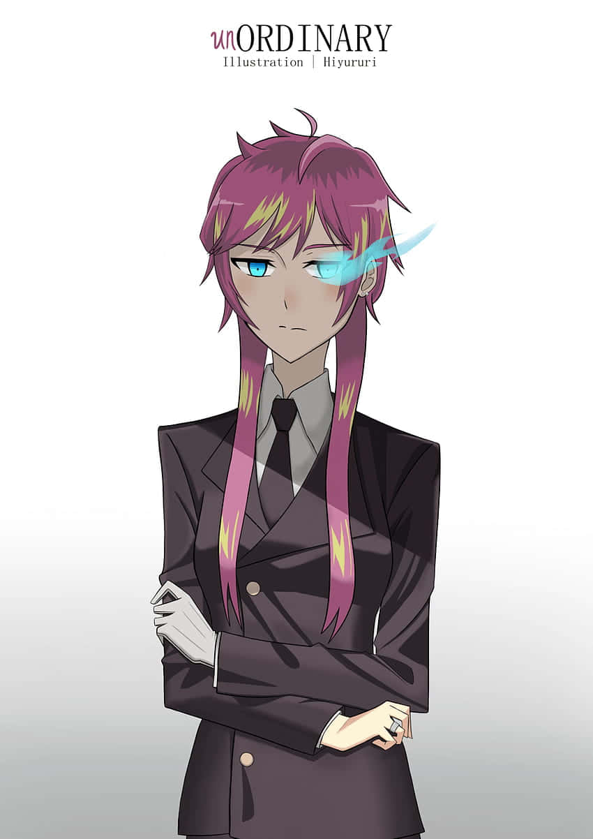 Seraphina ng UnOrdinary na Naka-Suit at Tie Wallpaper