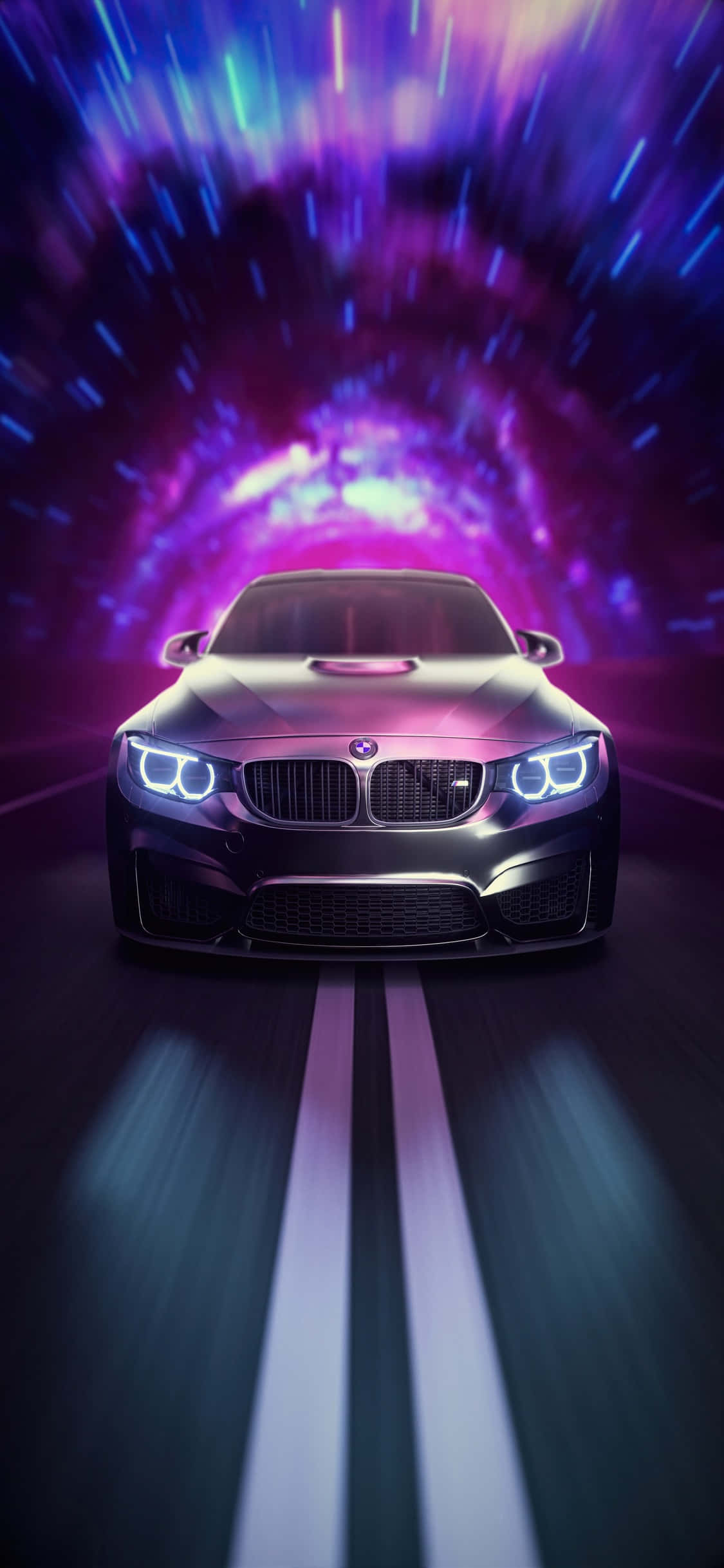 "Sertipikadong estilo - iPhone X at BMW sa perpektong harmoniya." Wallpaper