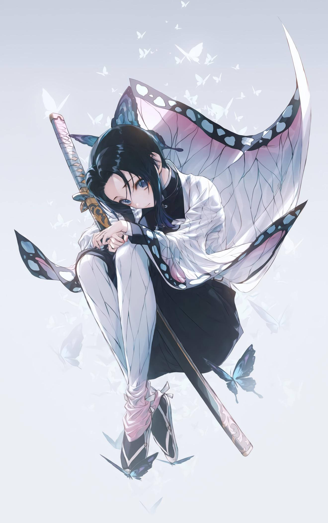 Shinobu Kocho, isang Demon Slayer na nagbabantay sa Wisteria Mansion Wallpaper