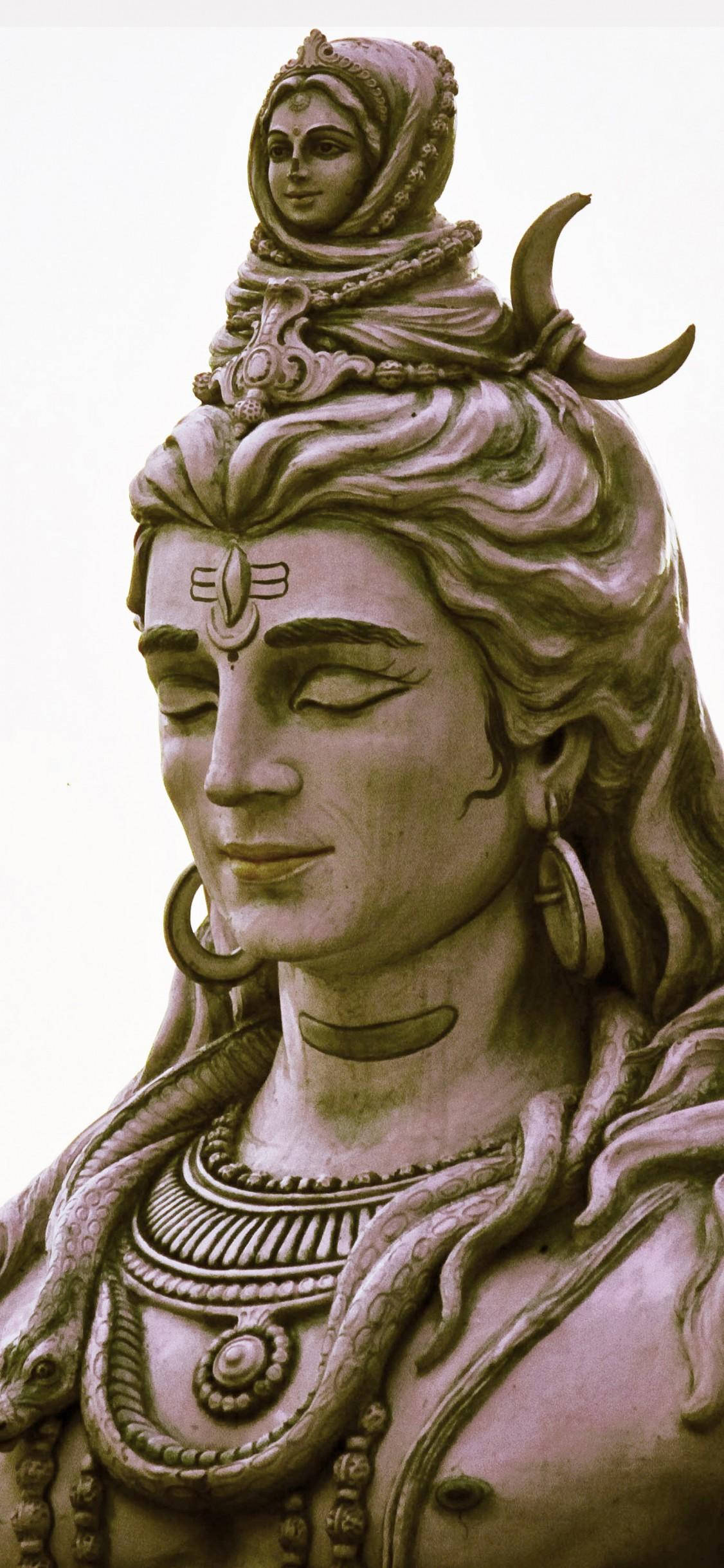 Shiva iPhone Statue Profile Wallpaper