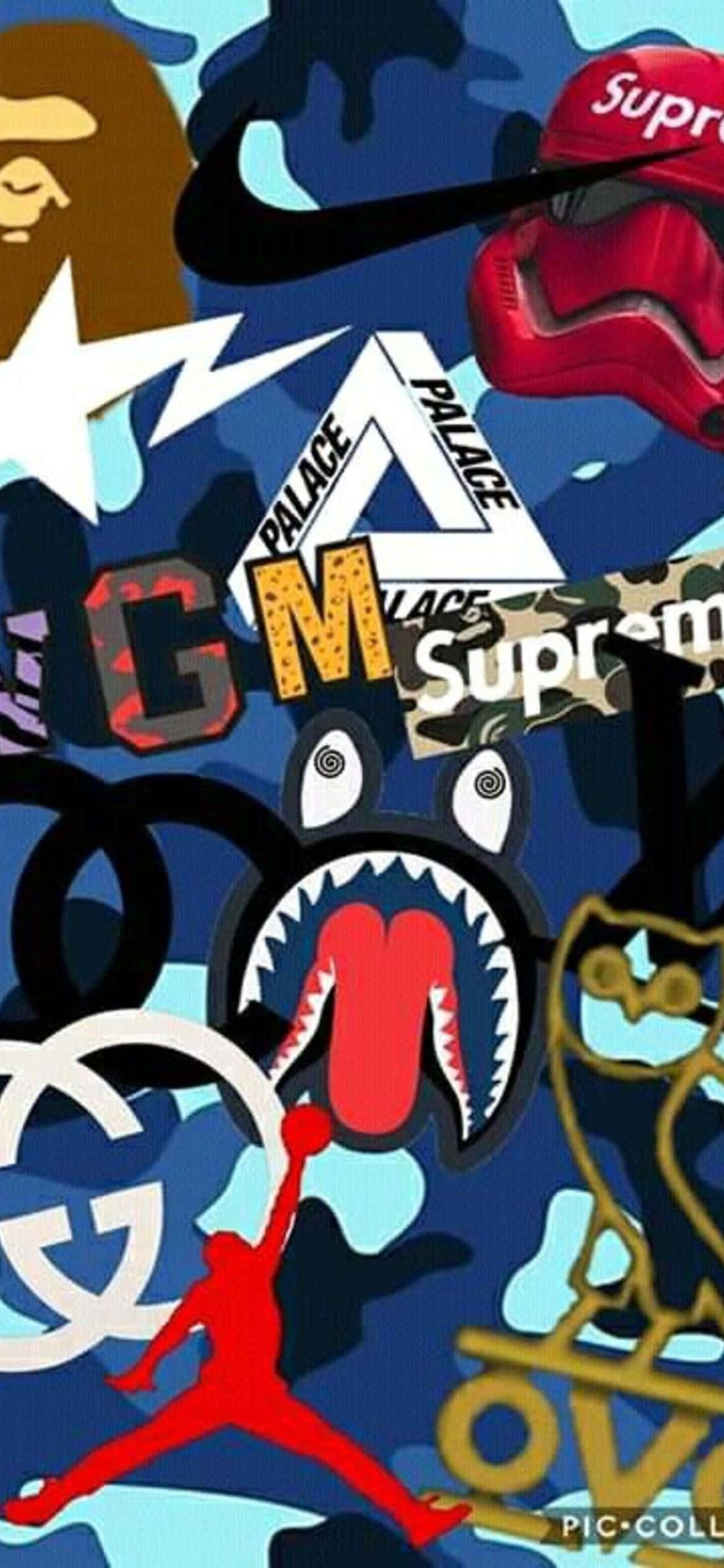 Show off your personal style with a Bape iPhone 6 Wallpaper