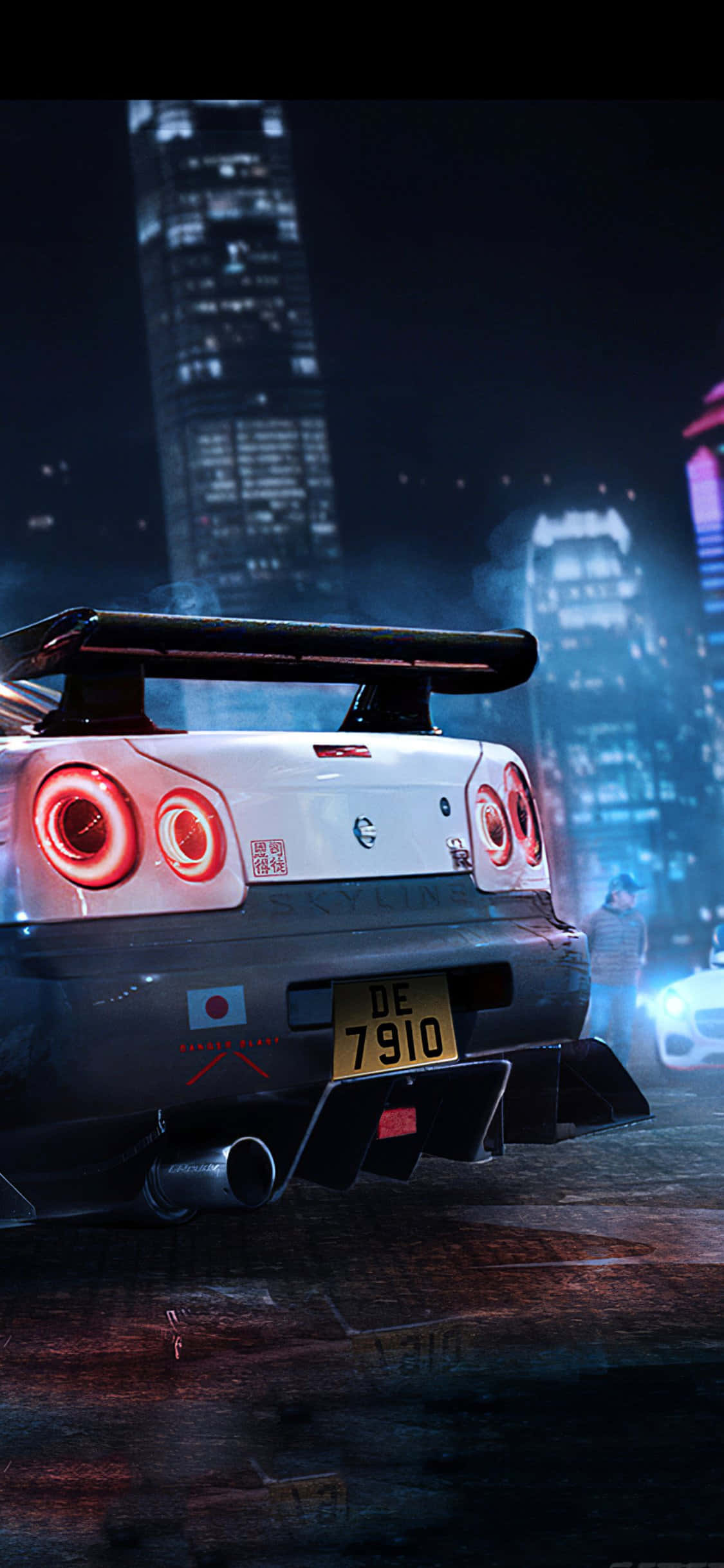 Iharap ang Iyong Estilo sa Nissan Skyline iPhone Wallpaper
