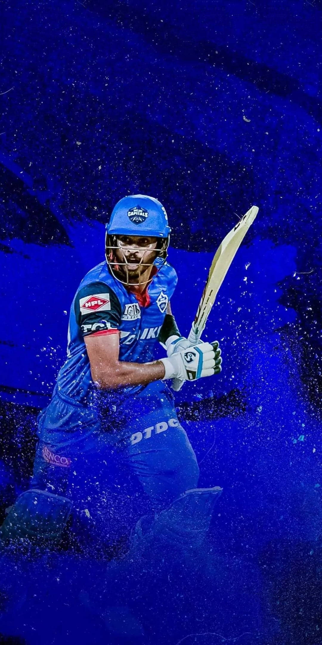 Shreyas Iyer Leads Delhi Capitals Forward Wallpaper