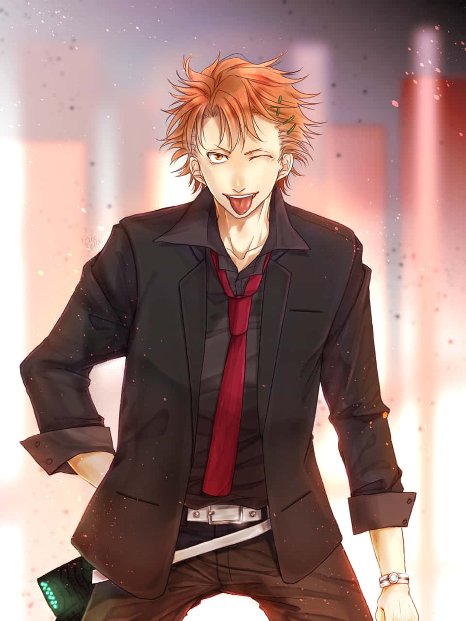 Shusei Kagari mula sa Psycho-Pass Anime Series Wallpaper