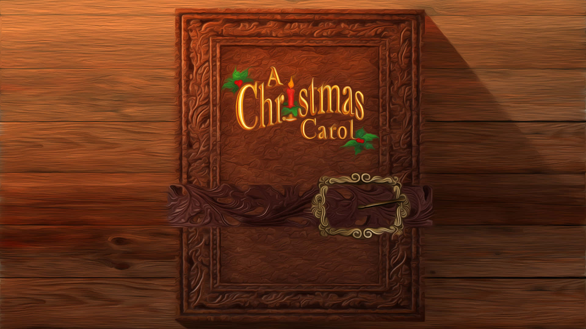 Si Ebenezer Scrooge ay Nagbabagong-Buhay sa Araw ng Pasko Wallpaper