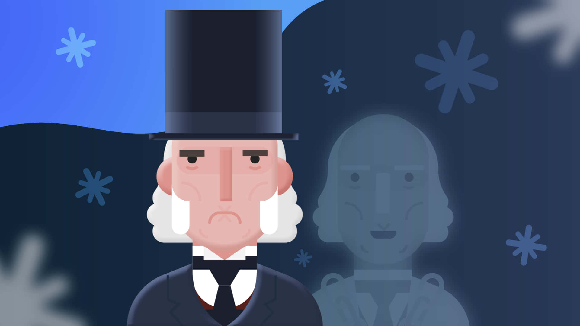 Si Ebenezer Scrooge sa A Christmas Carol Wallpaper