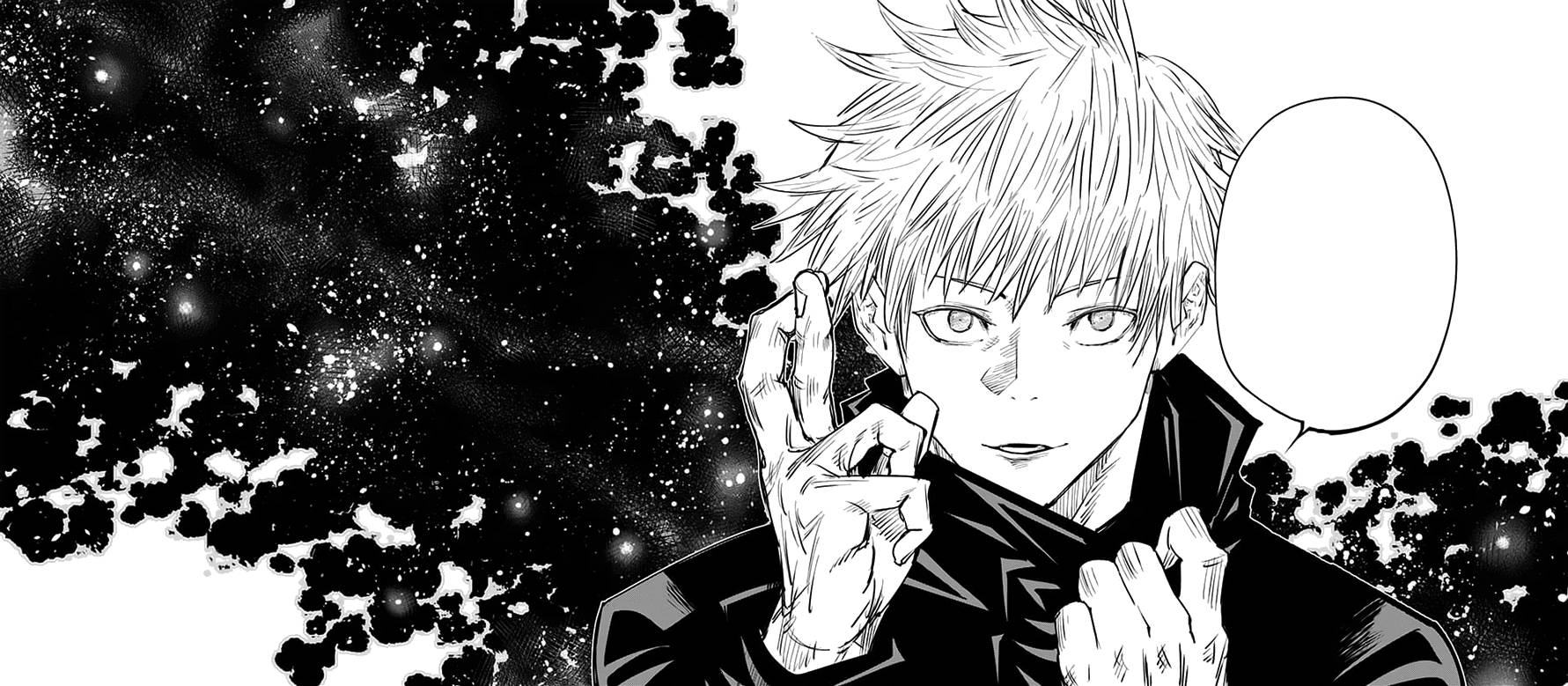 Si Gojo Satoru ay Nakatayong Matagumpay sa Jujutsu Kaisen Wallpaper