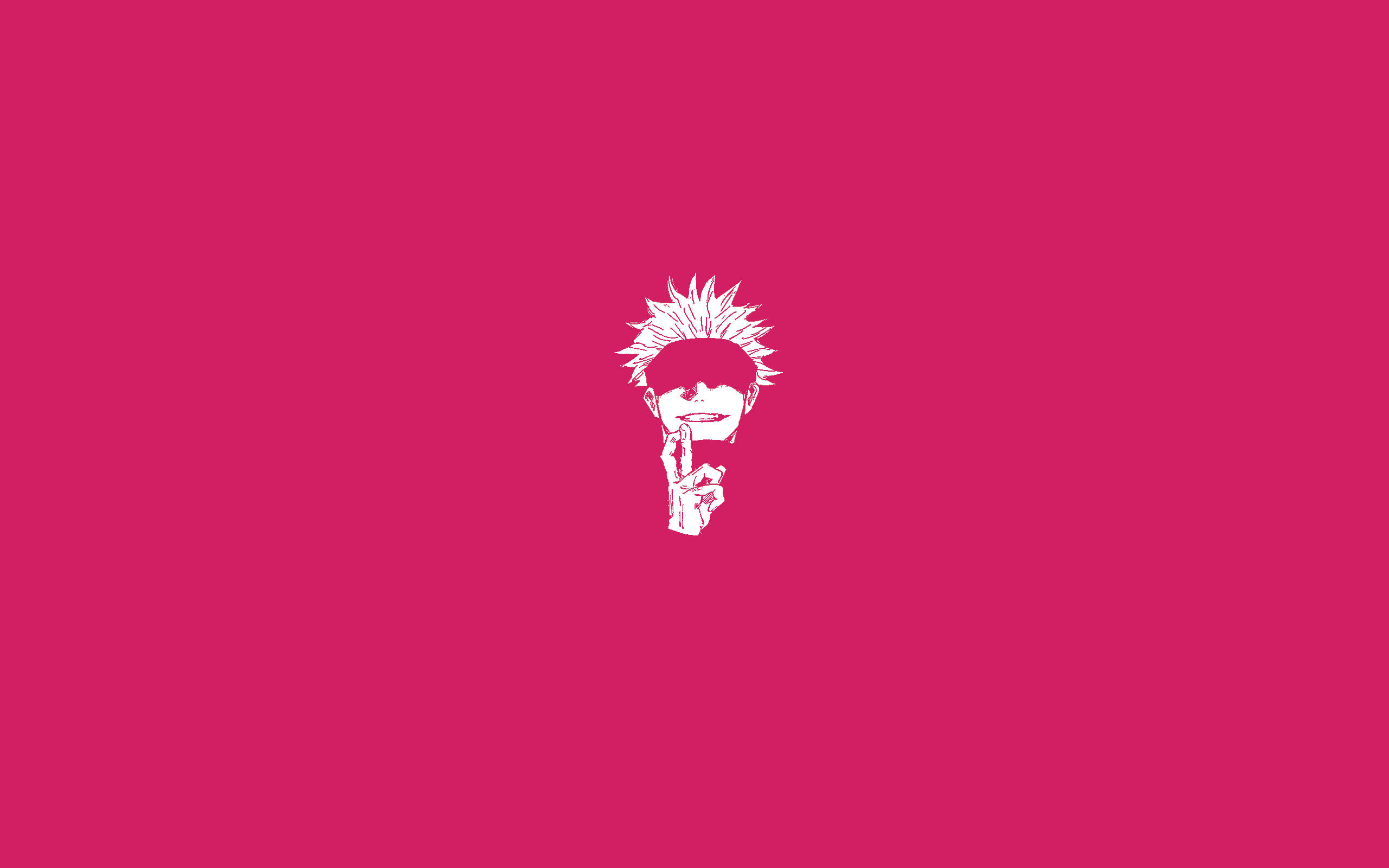 Si Gojo Satoru sa isang paglalakbay upang protektahan ang Jujutsu Kaisen Wallpaper