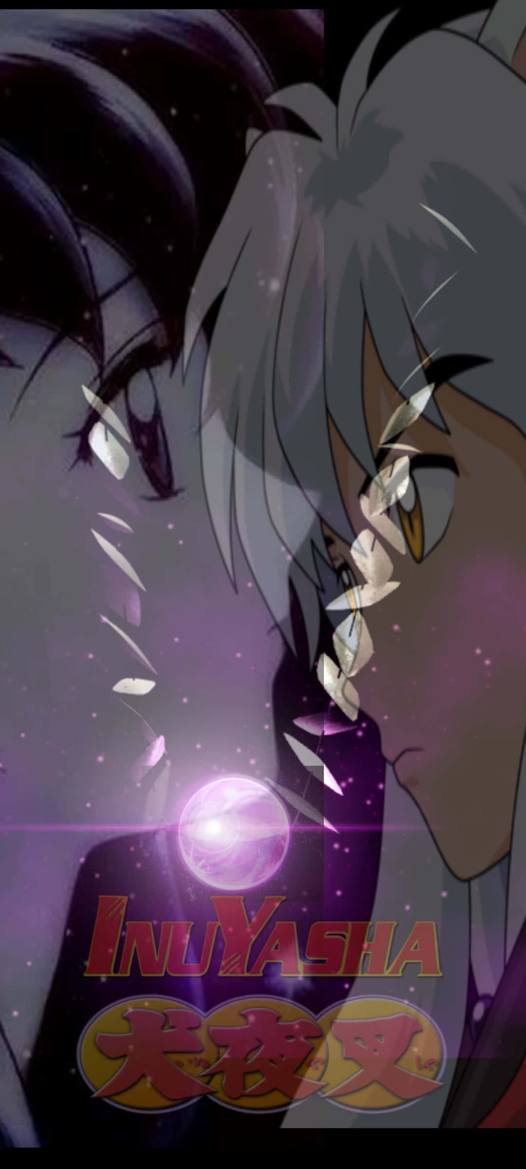 Si Inuyasha, isang parang-mabangis na apo ng isang malaking demonyong Hapon, ay tumatanggap ng pangako na protektahan mula sa nakaraan. Wallpaper