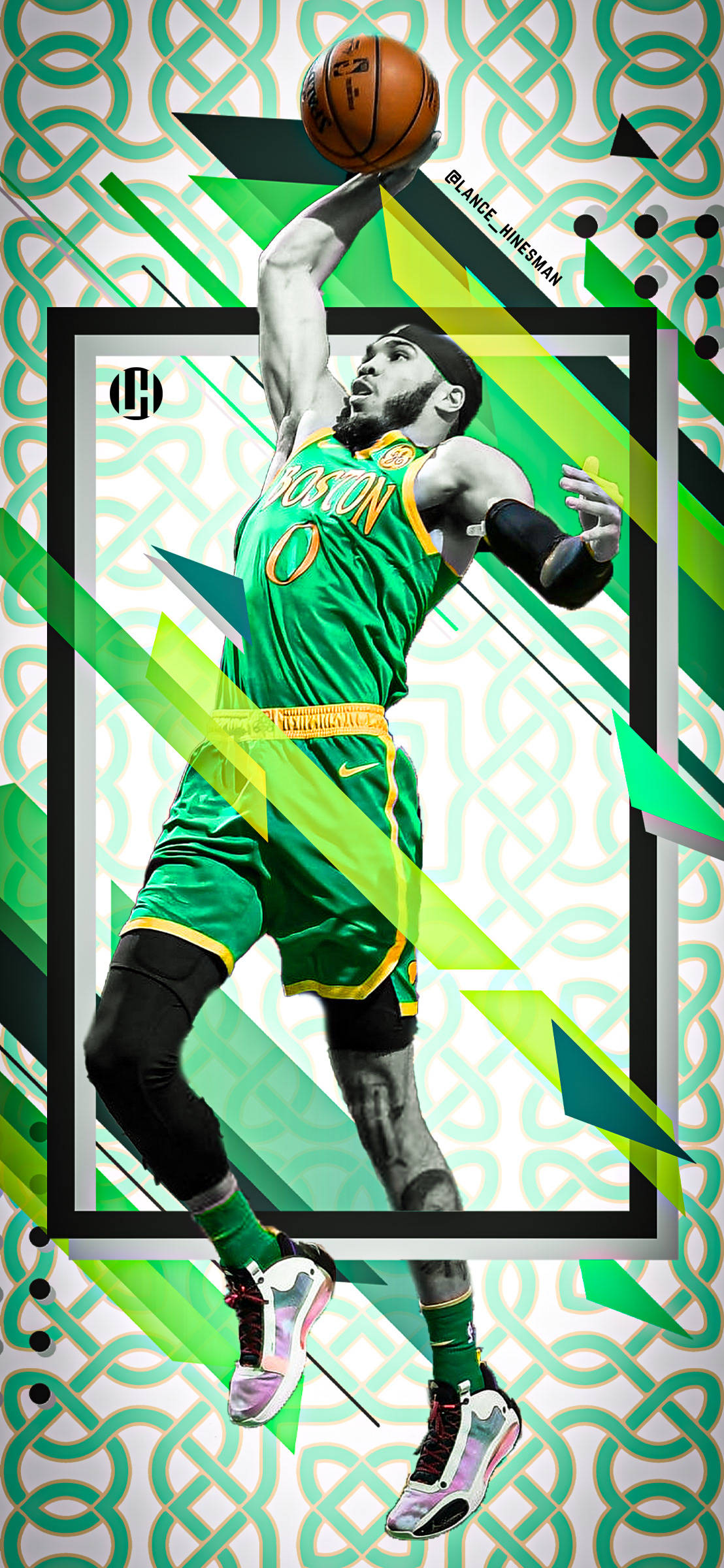 Si Jayson Tatum sa Aksyon Habang Laro Wallpaper