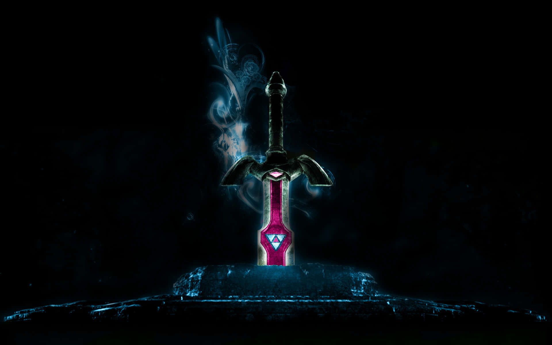 Si Link ay naglalakbay sa lupain ng Hyrule sa Legend of Zelda Wallpaper