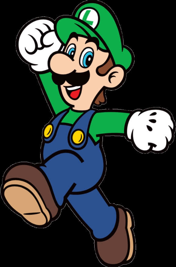 Si Luigi sa Aksyon Wallpaper