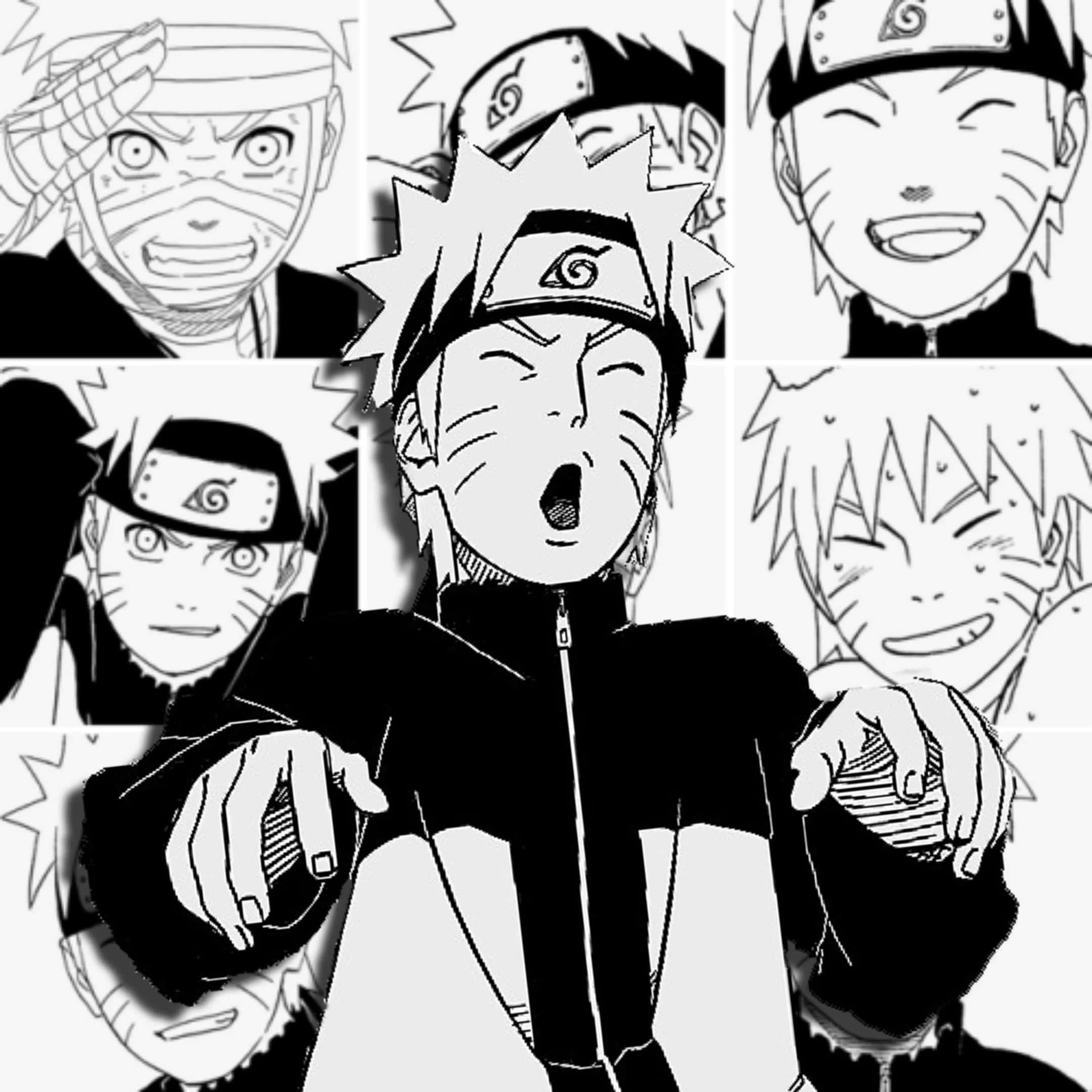 Si Naruto Uzumaki ng Nayon ng Dahon Wallpaper