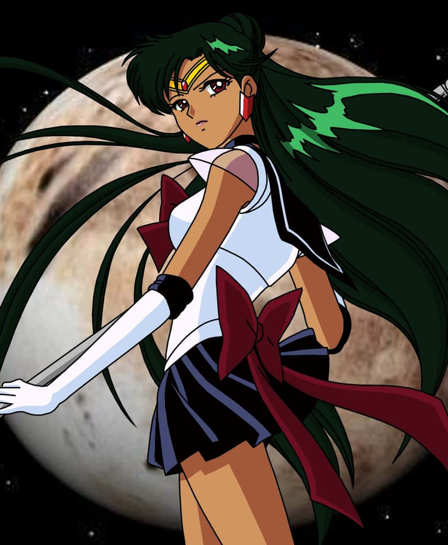 Si Sailor Pluto, tagapagtanggol ng oras at espasyo Wallpaper