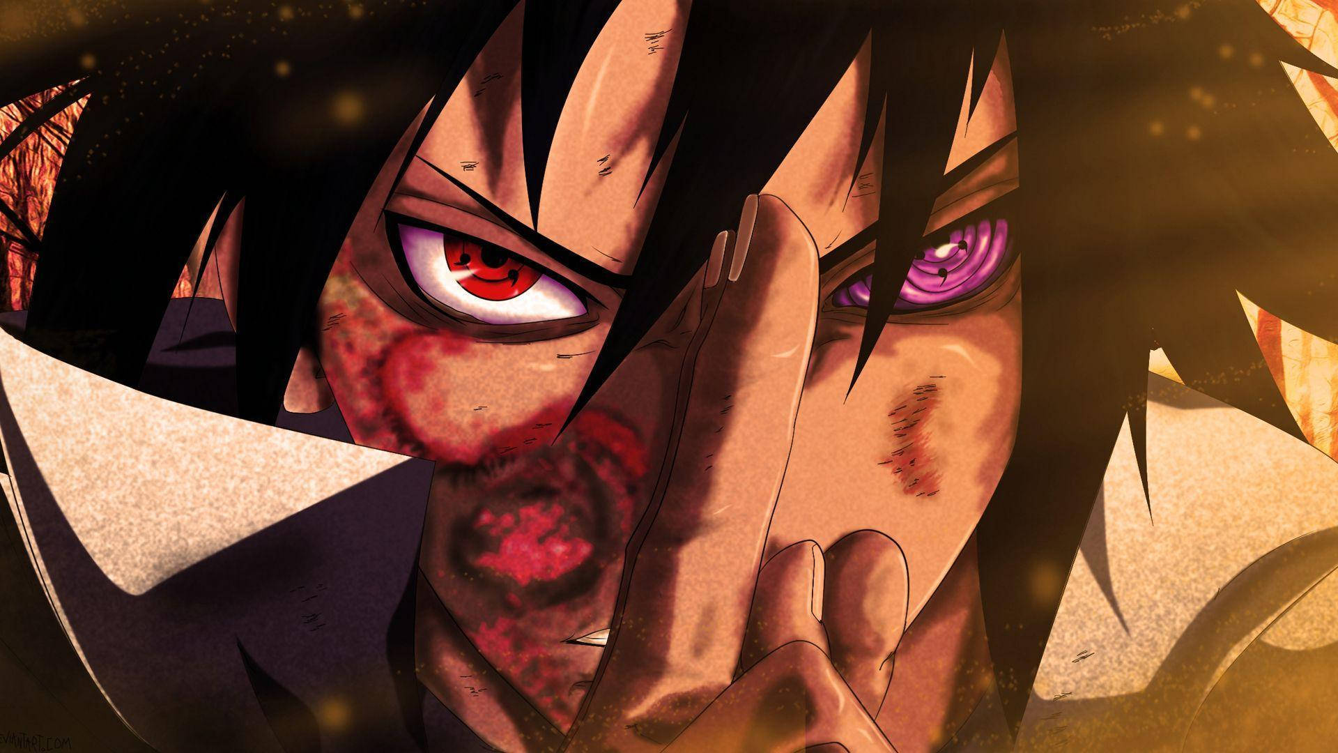 Si Sasuke, ang Makapangyarihan at Mapanganib na Ninja Wallpaper