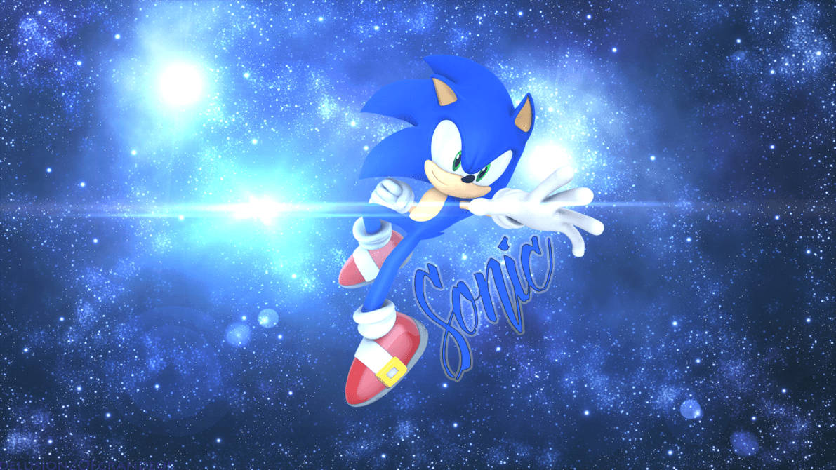 Si Sonic sa Isang Mabangis na Pakikipagsapalaran Wallpaper