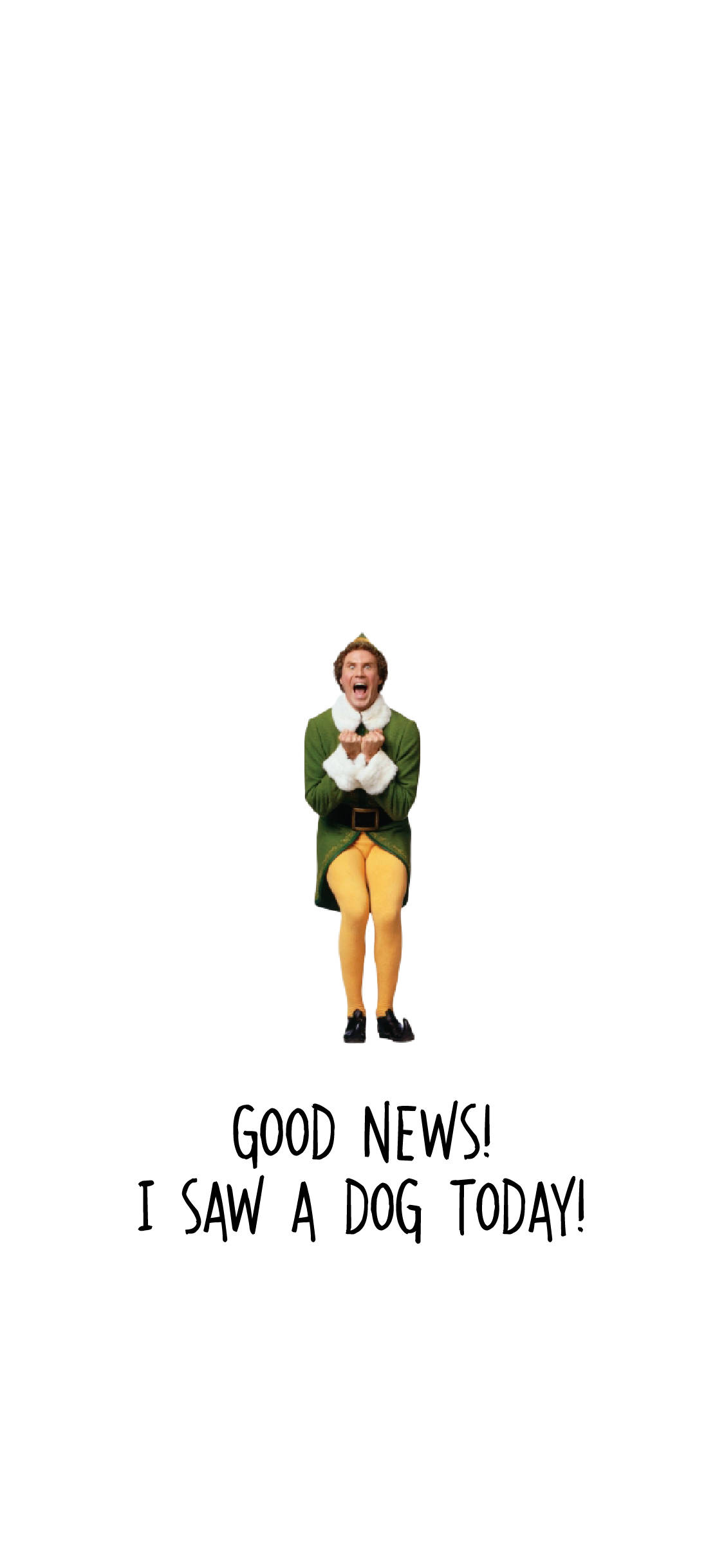 Si Will Farrell ay bida bilang Buddy the Elf sa 2003 Christmas classic na Elf. Wallpaper