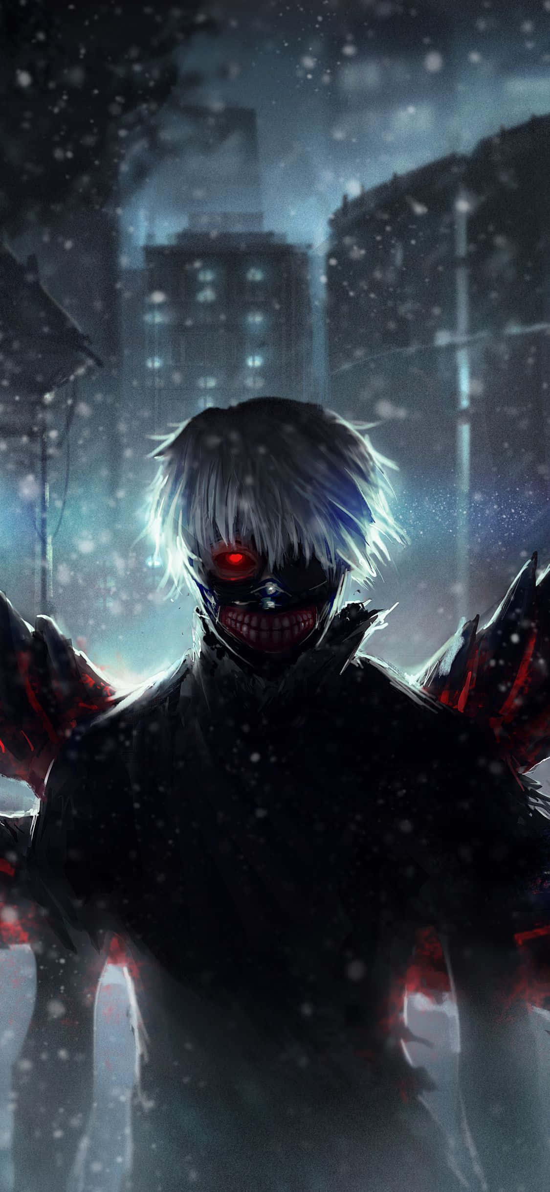 Sick Anime Tokyo Ghoul Kaneki Ken Nagniningning na Mata Wallpaper