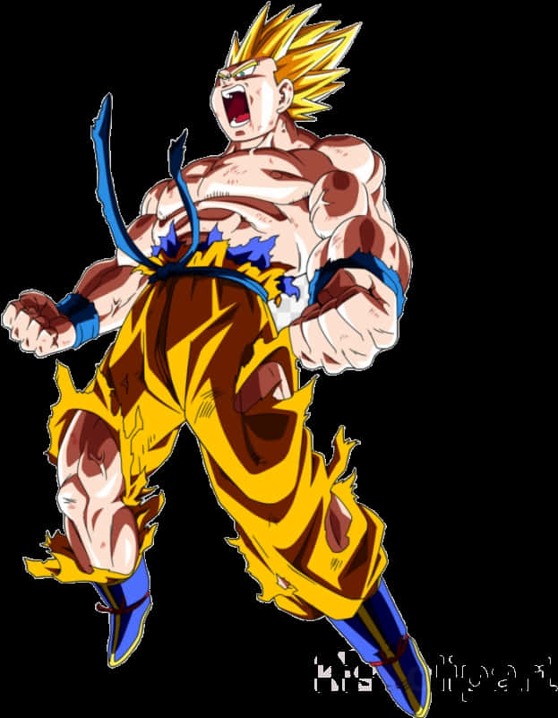 Sigaw ng Super Saiyan sa Labanan Wallpaper