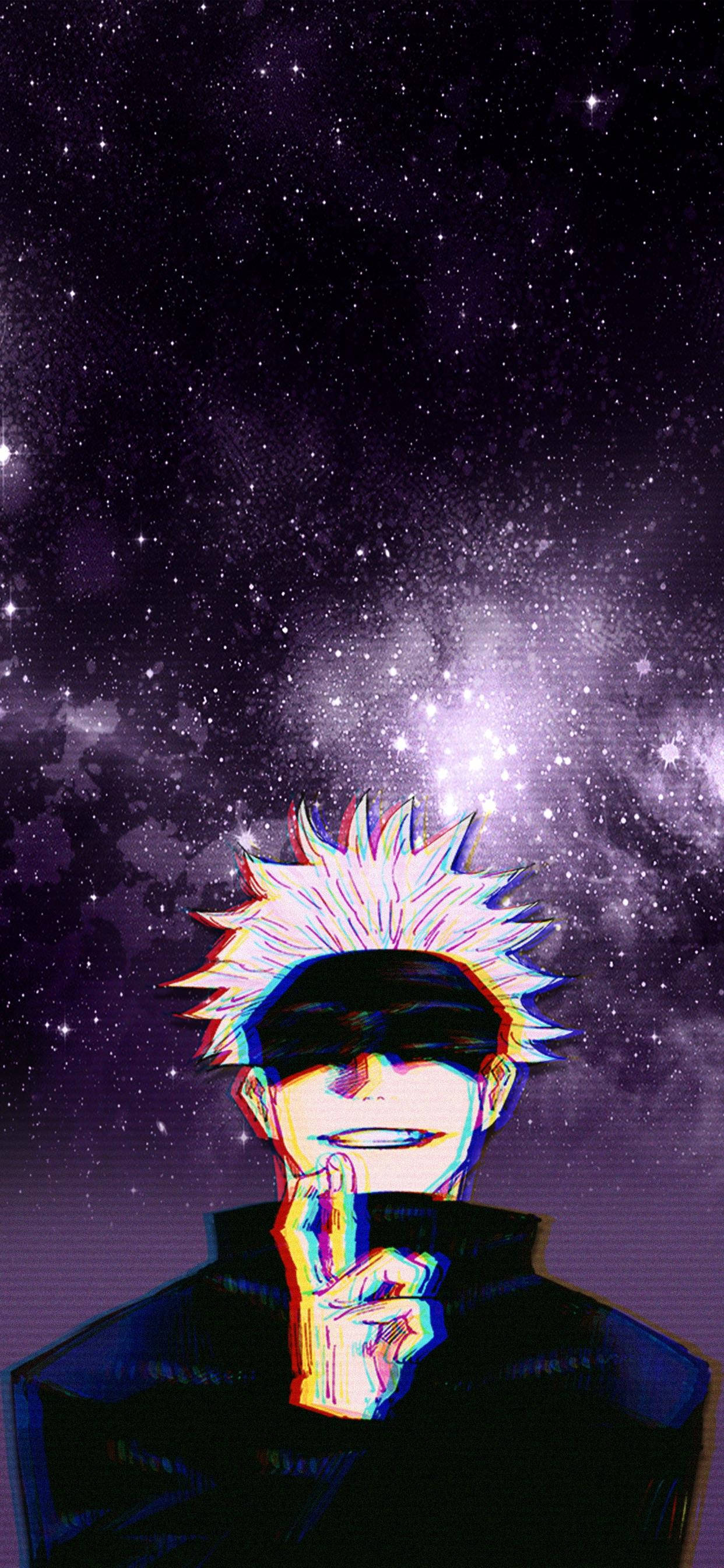 Sikat na Telepono Satoru Gojo Wallpaper