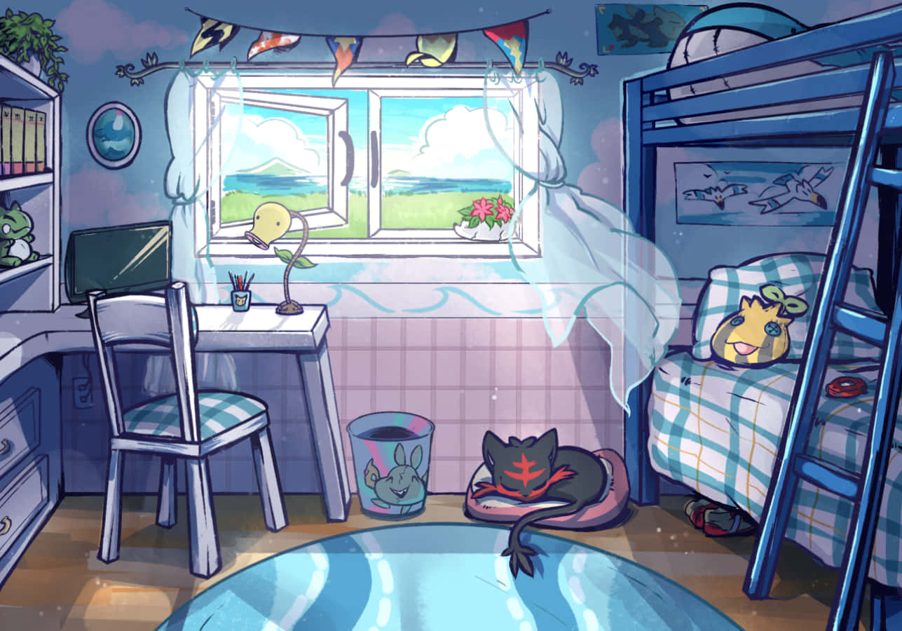 silid-tulugan ng pokemon ni sassy Wallpaper