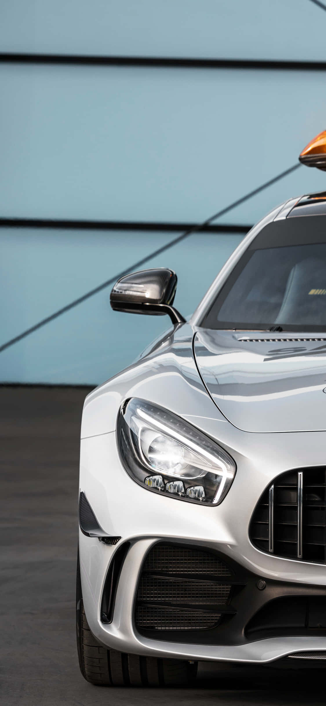 Silver Crop Android Amg Gt-r Background Wallpaper