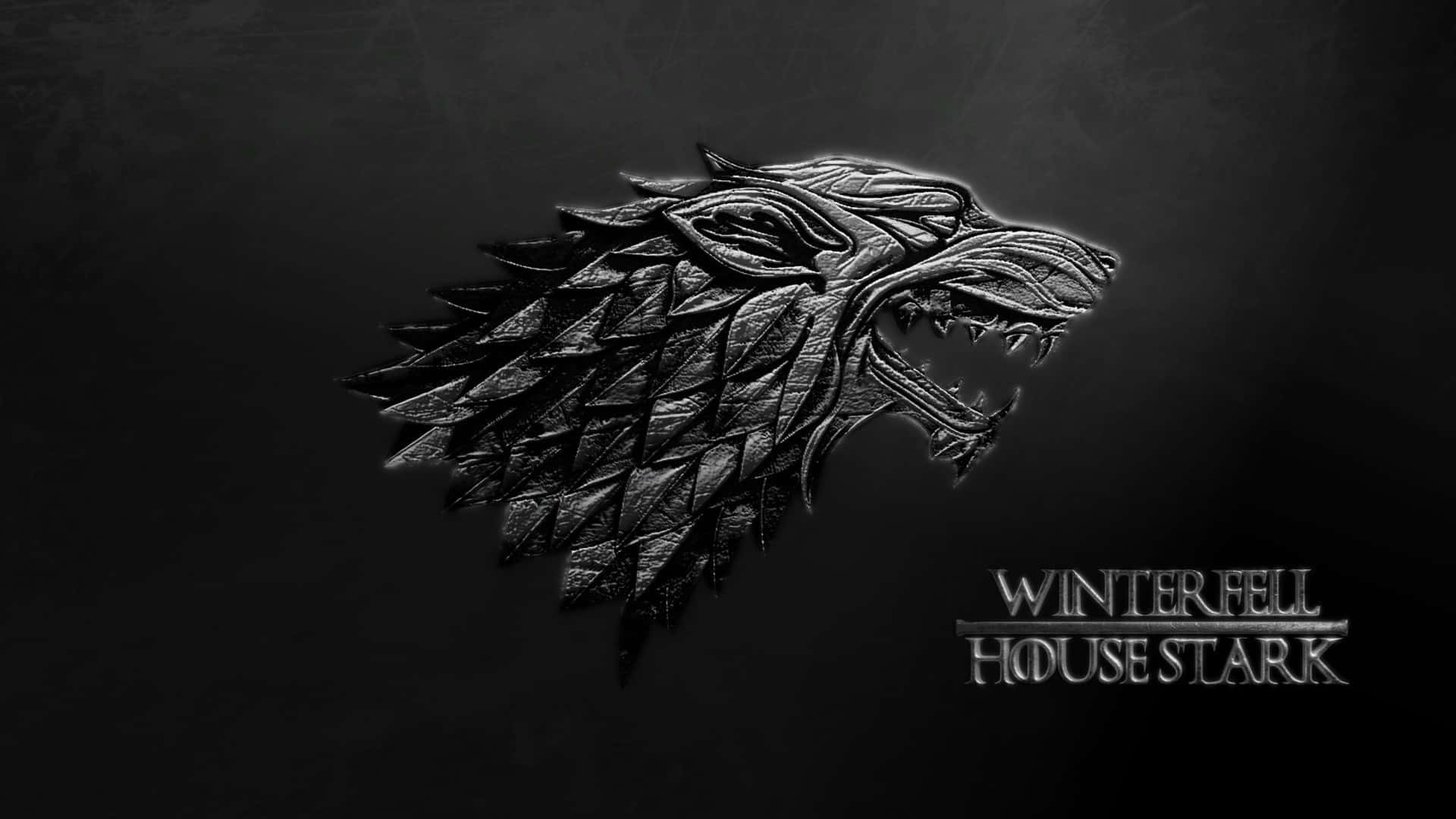 Silver na Logo ng Stark Wallpaper