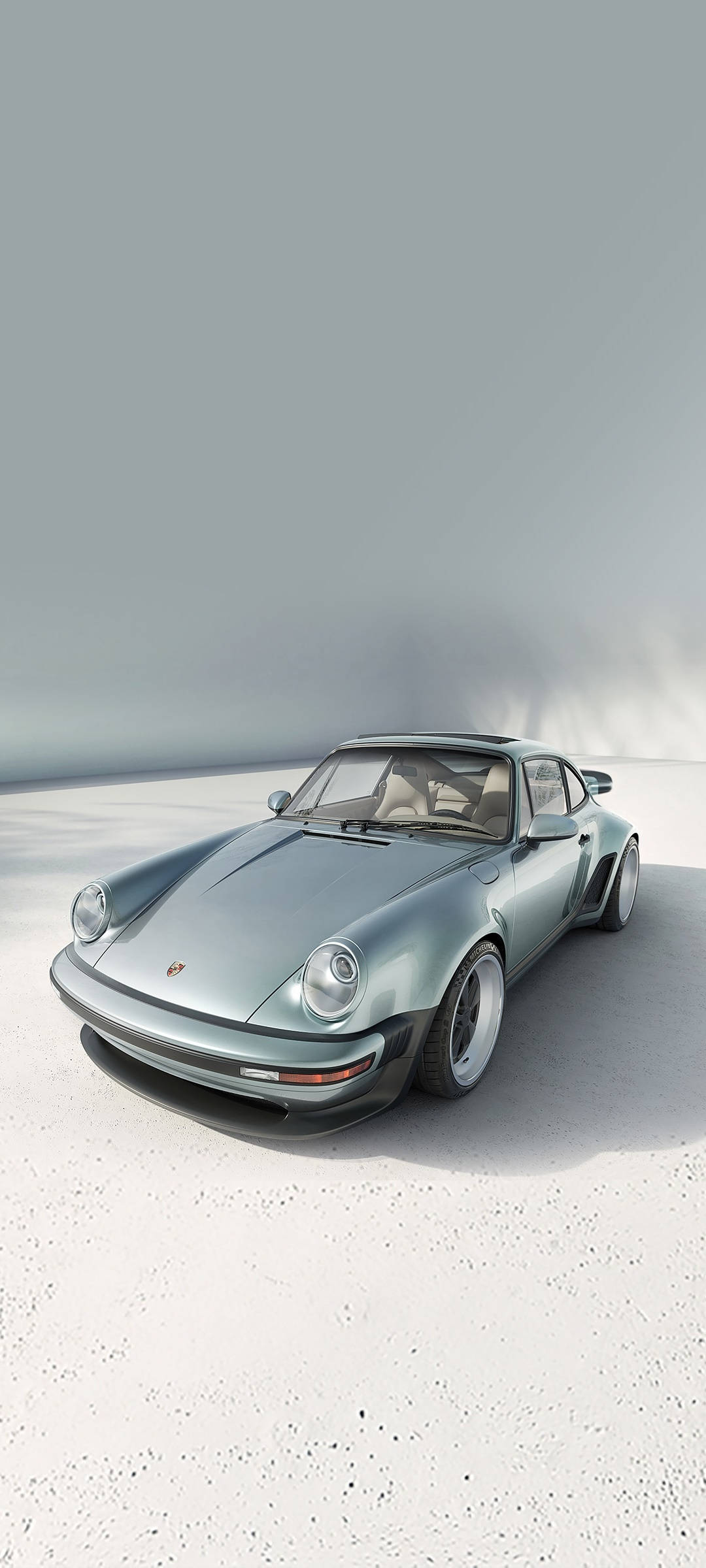 Silver na Porsche 911 Wallpaper