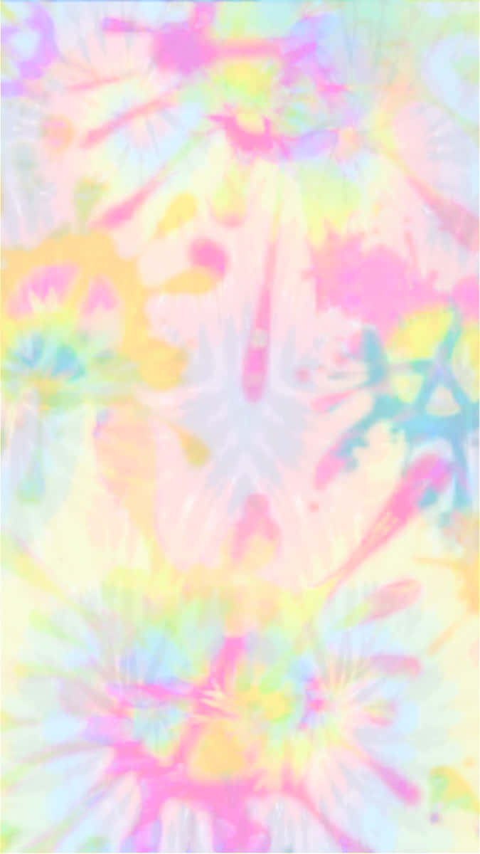 Simbolo ng Mata sa Pastel Tie Dye na Background Wallpaper