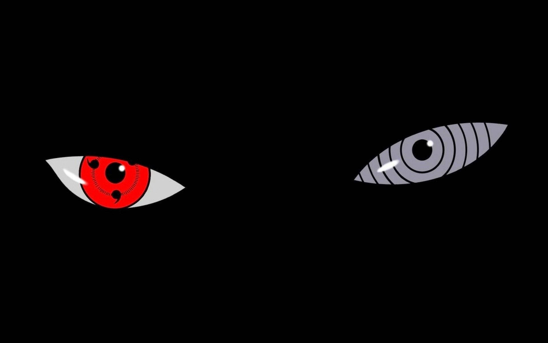 Simbolo ng Naruto na Pulang Mata Wallpaper