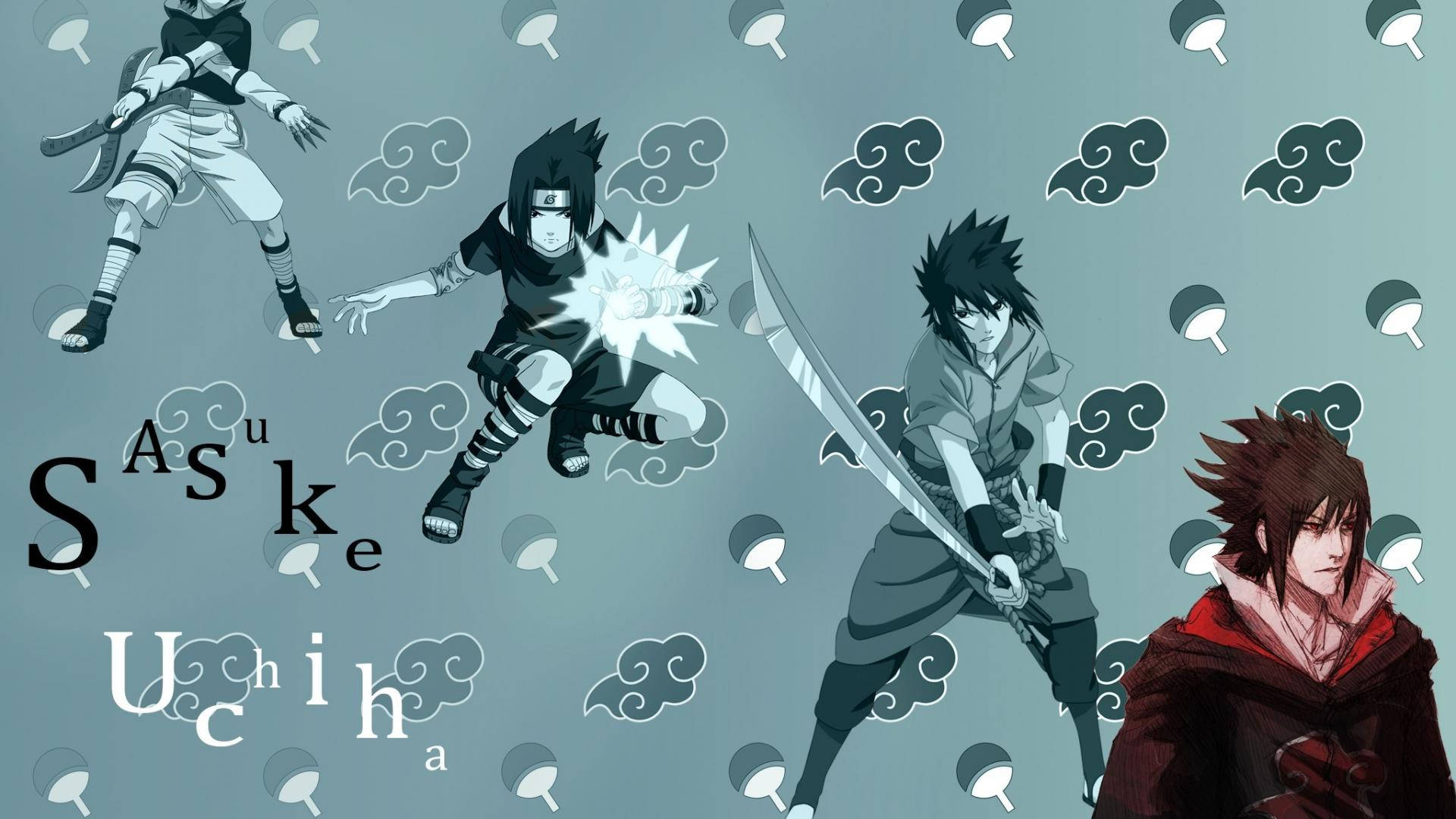Simbolo ng Naruto Kasama si Sasuke Wallpaper