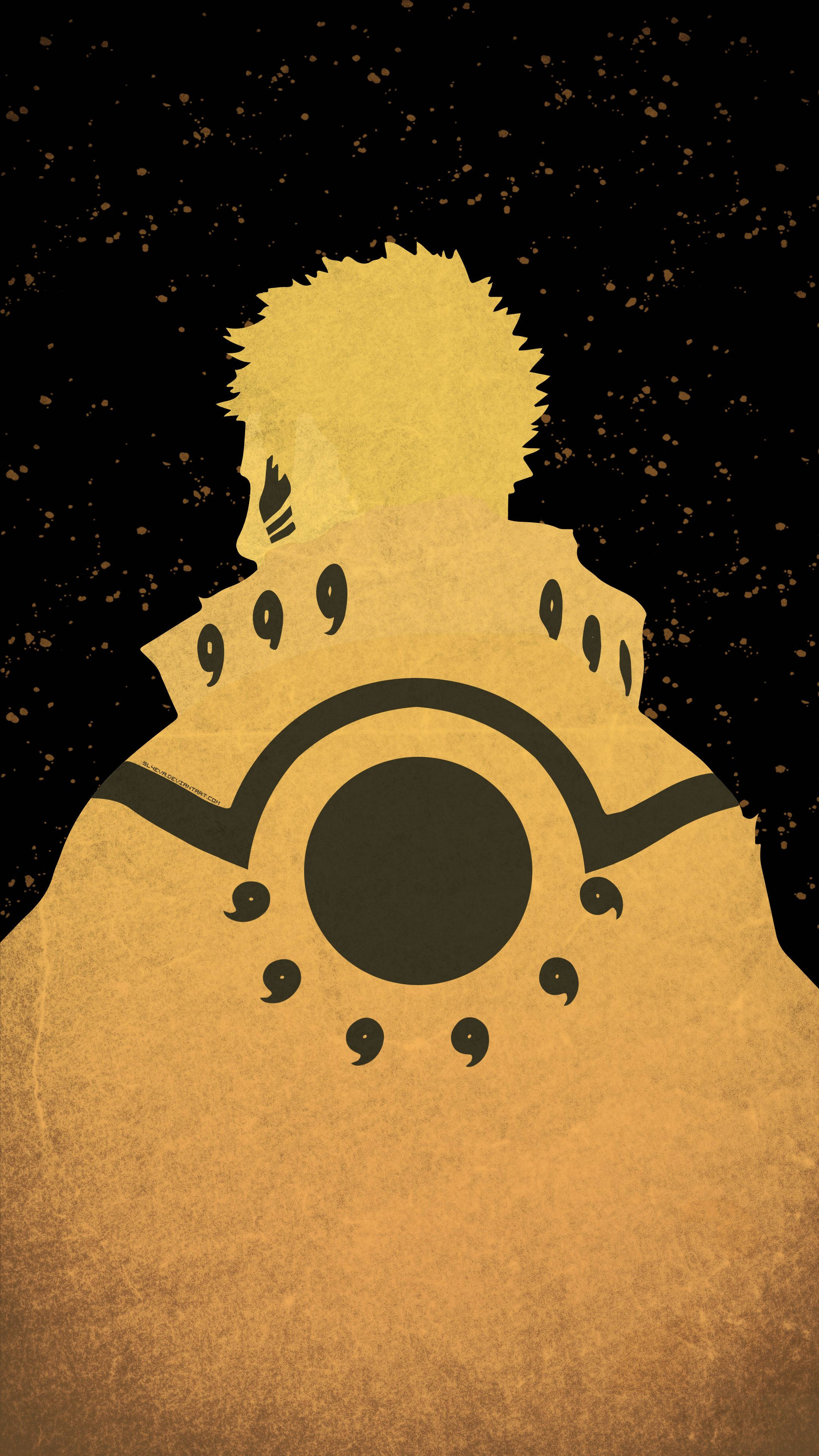 Simbolo ng Naruto na Ginto Wallpaper