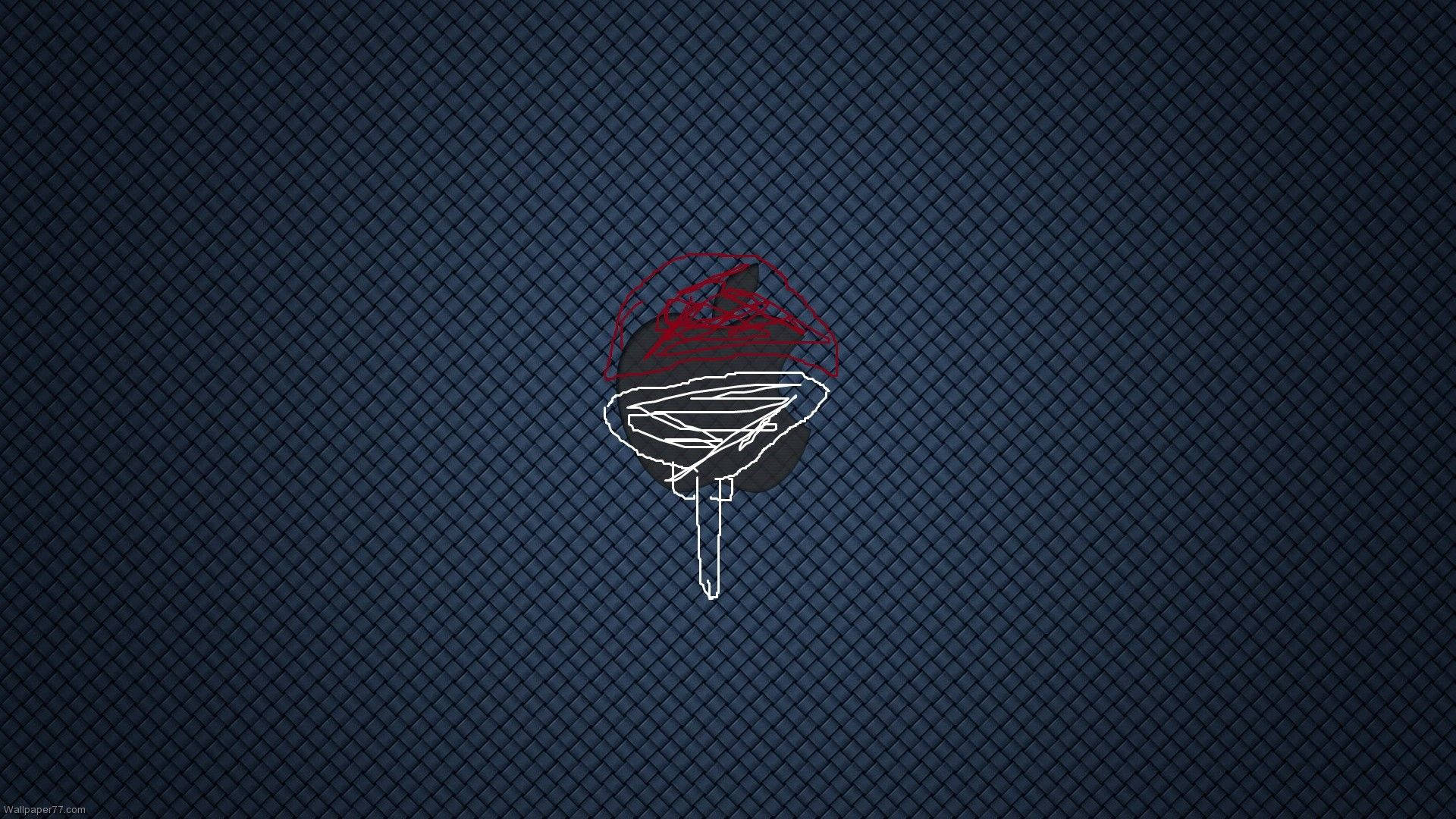 Simbolo ng Naruto X Logo ng Apple Wallpaper