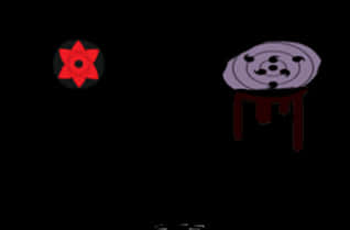 Simbolo ng Rinnegan at Emoticon ng Panda Wallpaper