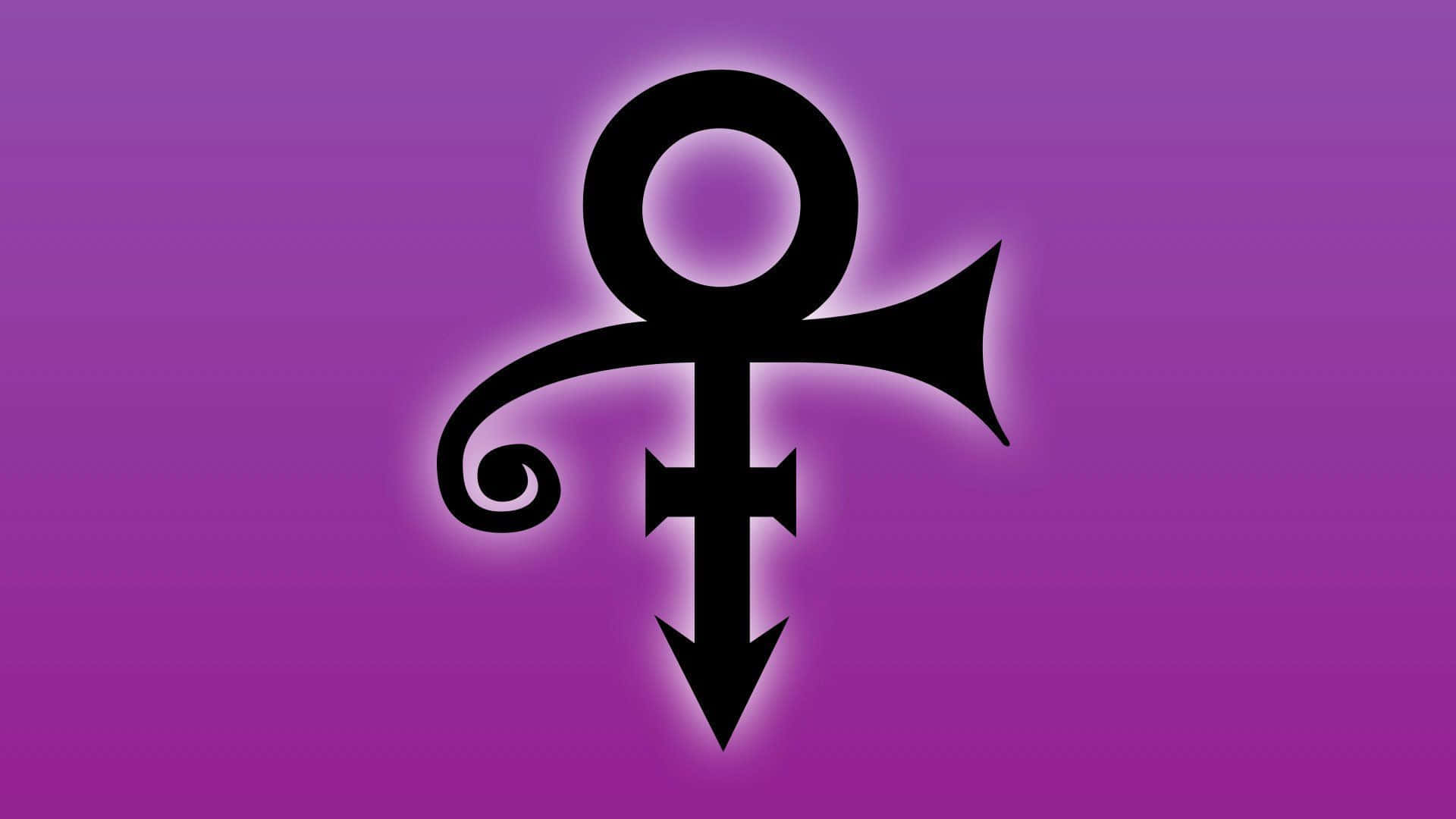 Simbolo ni Prince na Itim na Krus Wallpaper