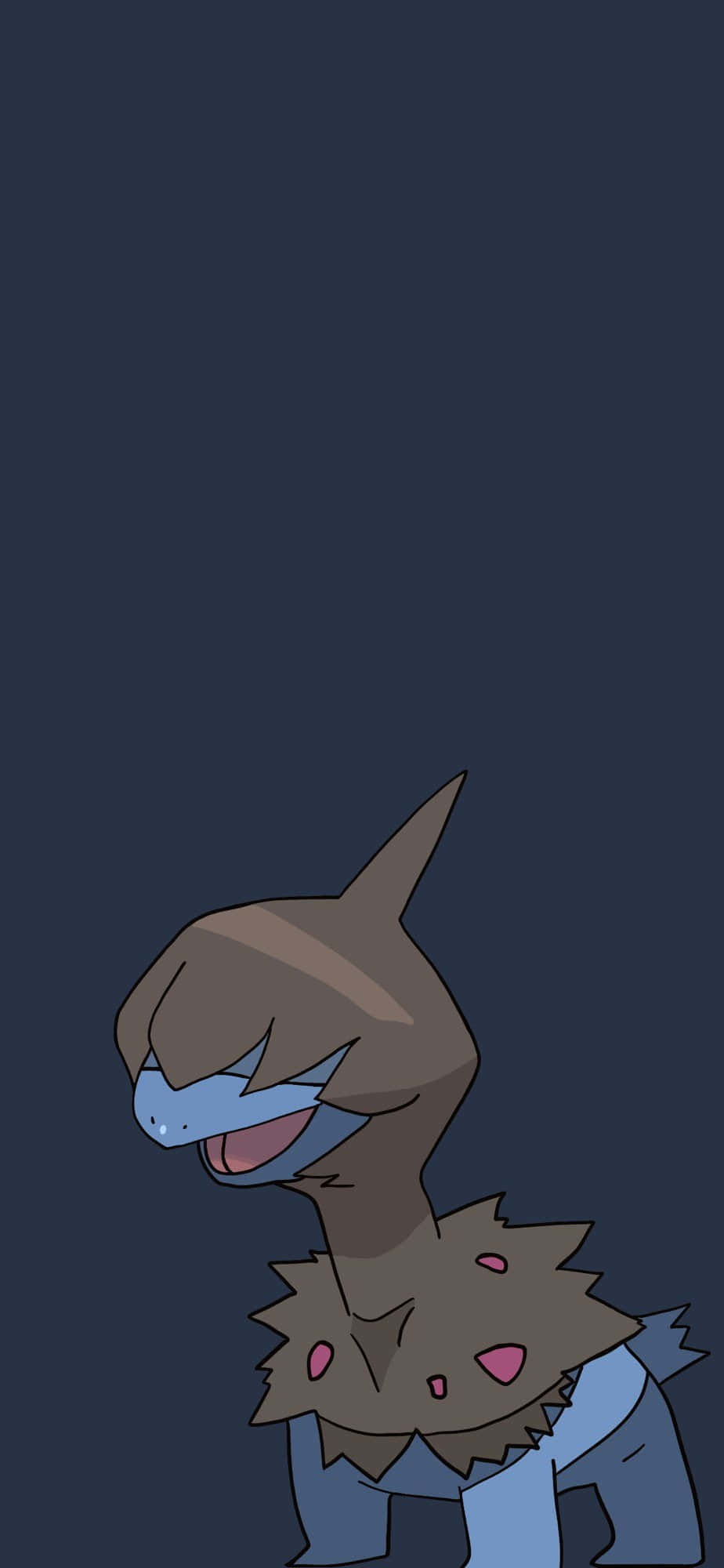 Simple na Asul na Deino Wallpaper