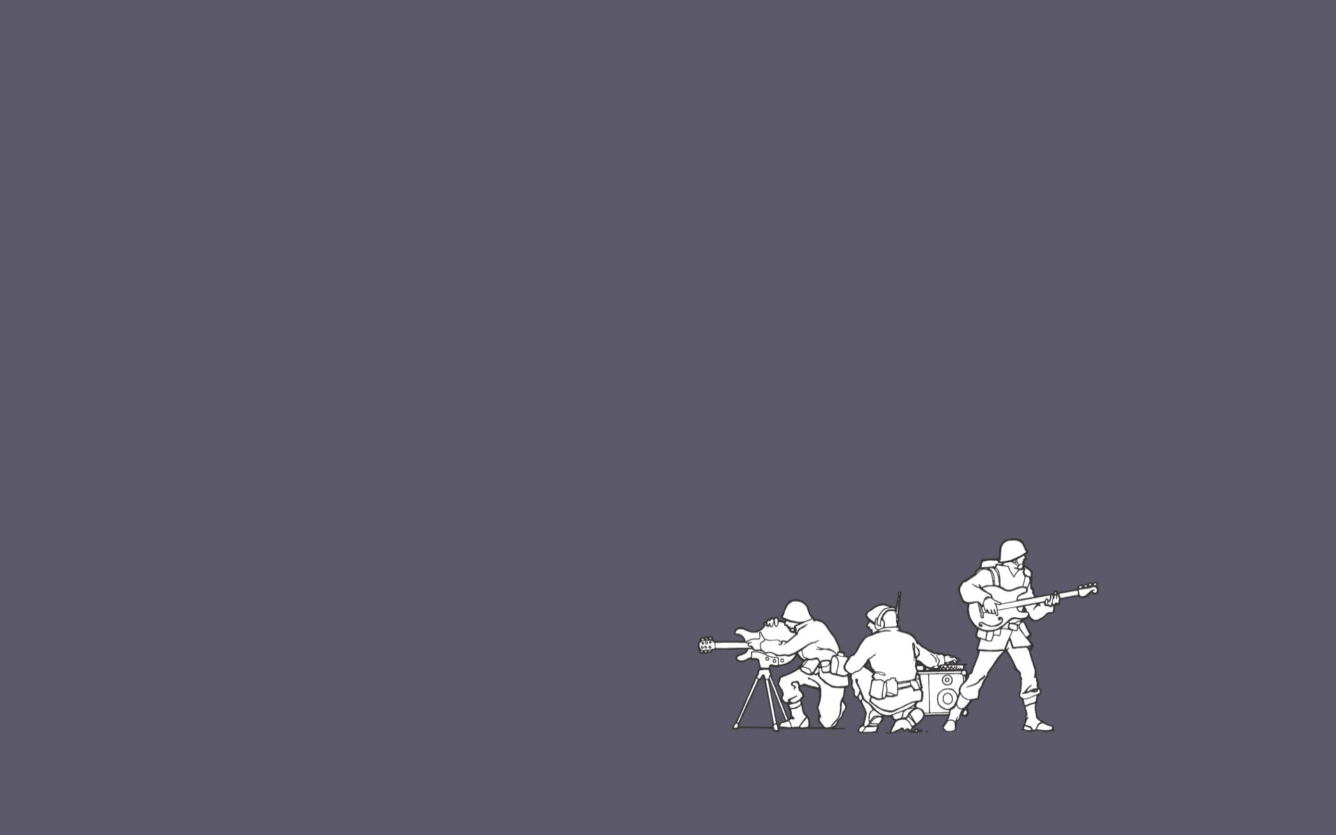 Simpleng Aesthetic na Sundalong Musikero Wallpaper