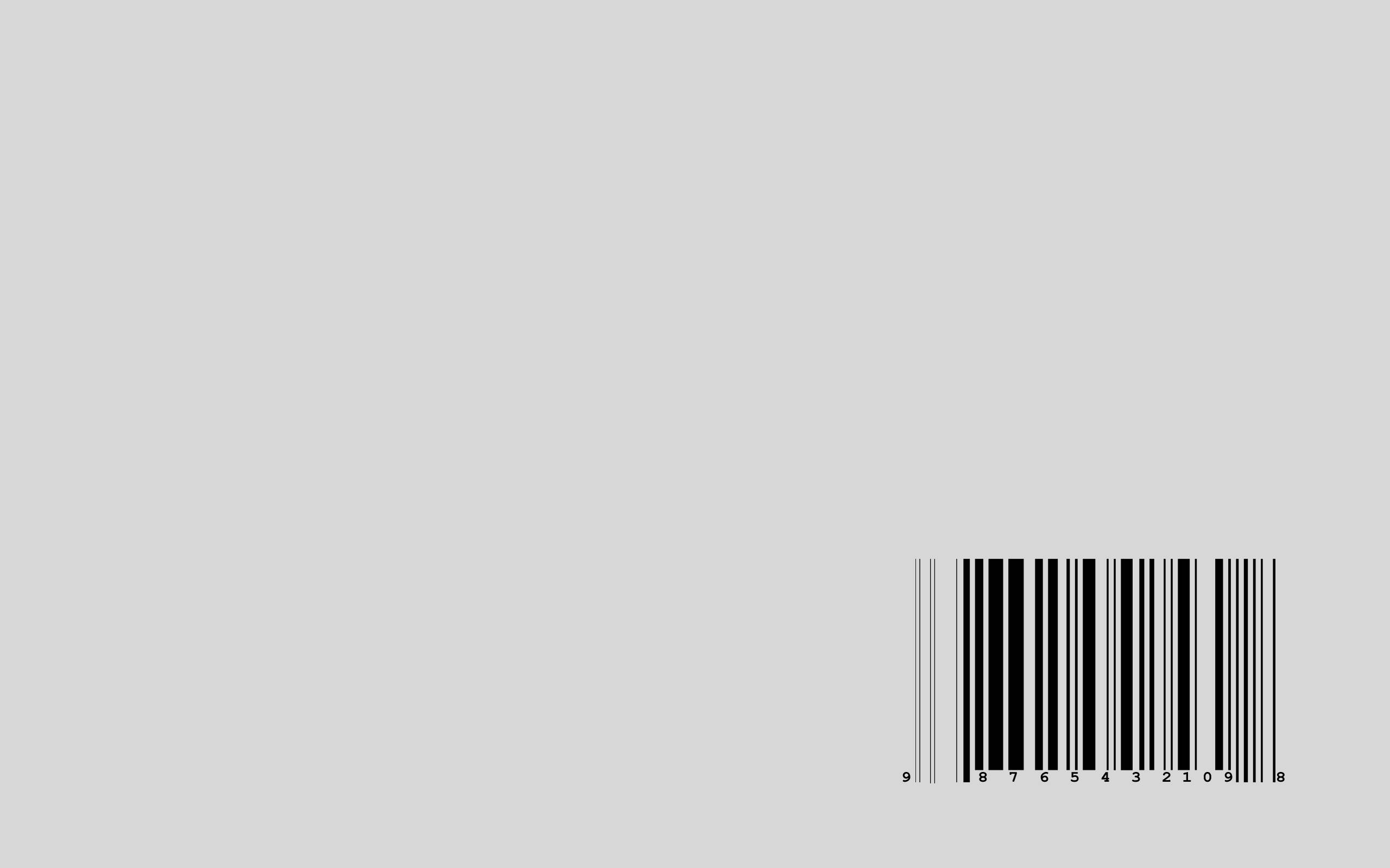Simpleng Aesthetic na Barcode Wallpaper