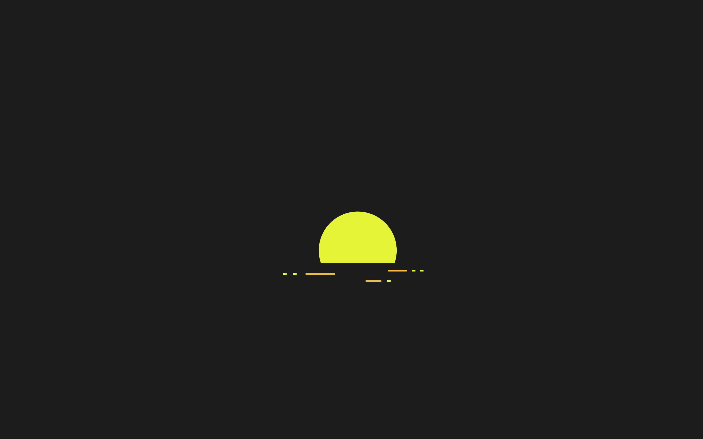 Simpleng Aesthetic na Paglubog ng Araw na Berde Wallpaper