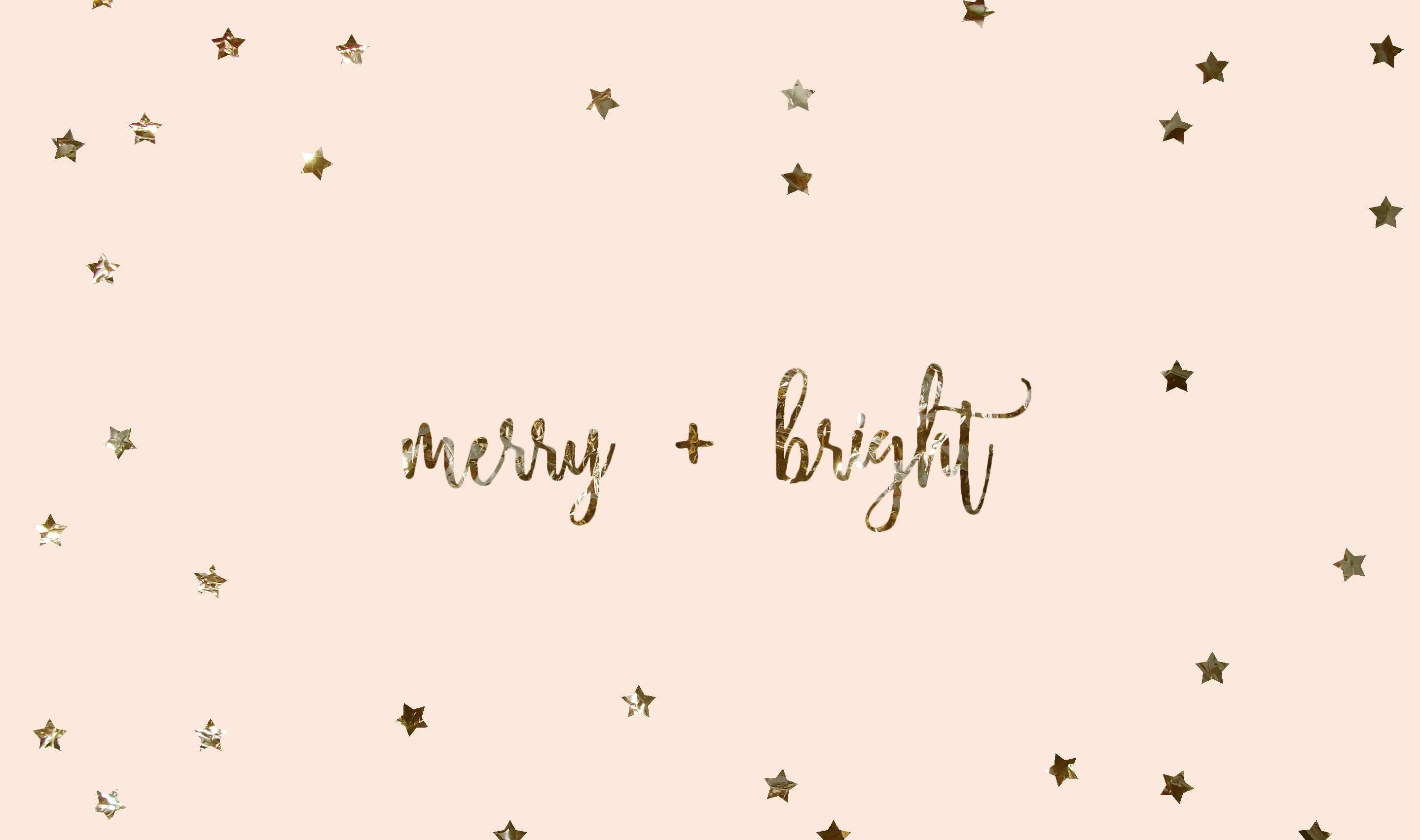 Simpleng Aesthetic ng Maligayang Pasko Wallpaper