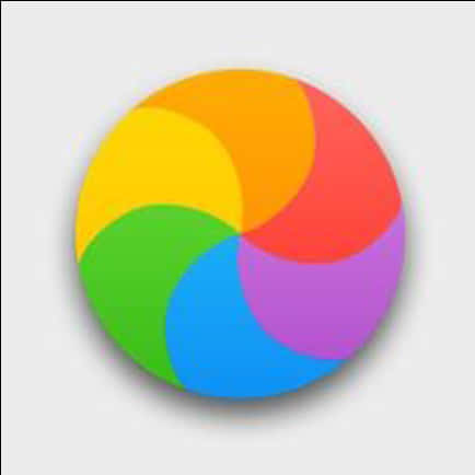 Simpleng Background na Makulay na Beach Ball Wallpaper