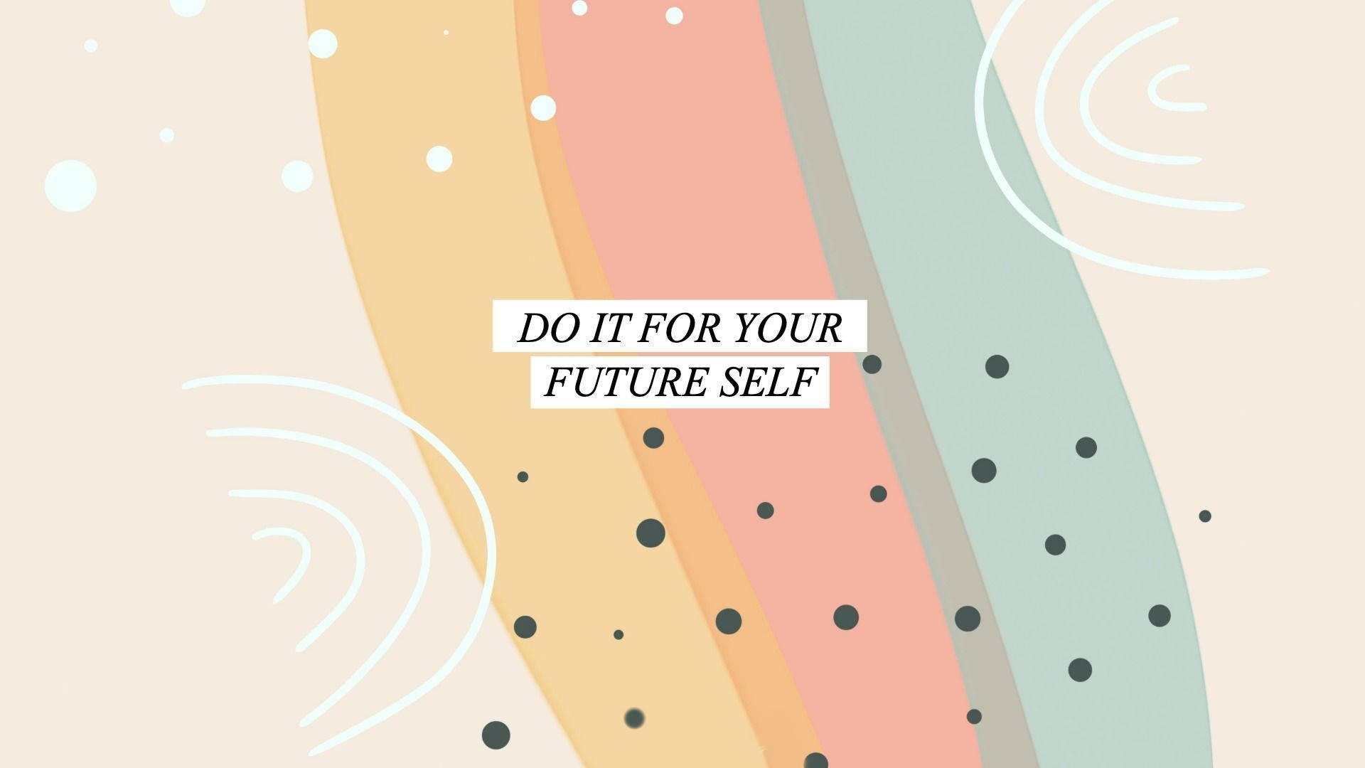 Simpleng Boho Pastel na Bahaghari Wallpaper