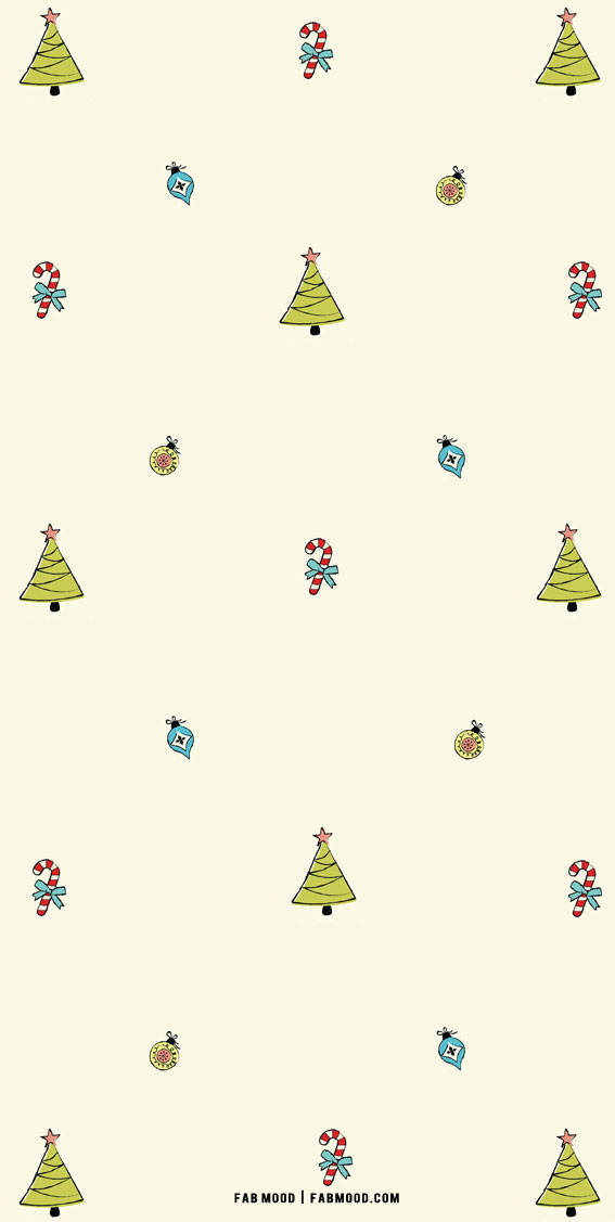 Simpleng Christmas Digital Illustration Wallpaper