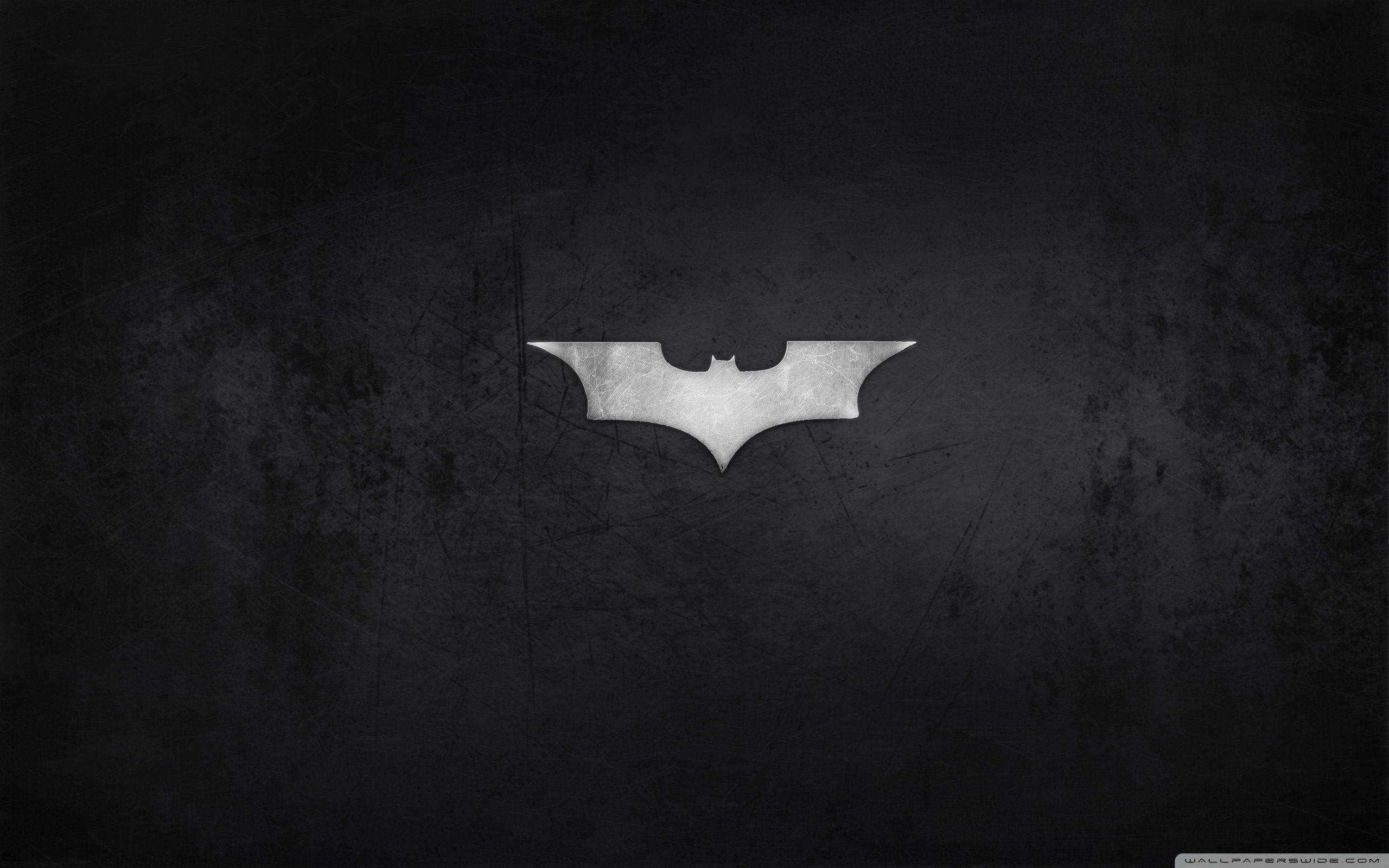 Simpleng Metal na Logo ng Batman Wallpaper