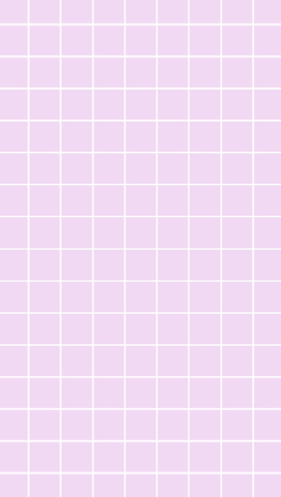 Simpleng Pink at Puti na Grid Aesthetic Wallpaper
