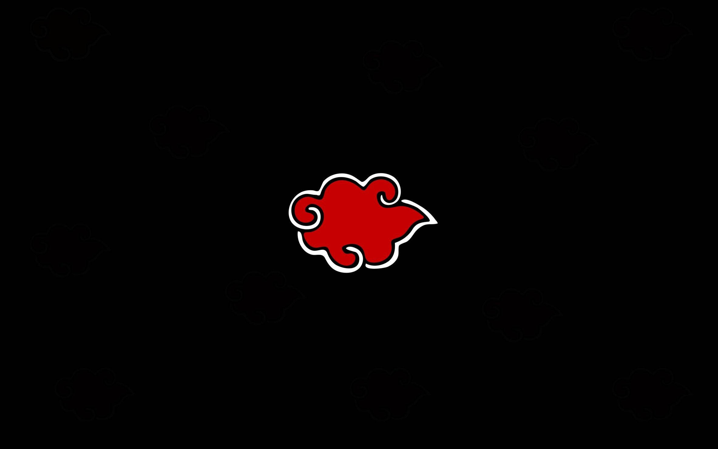 Simpleng Ulap na Simbolo ng Naruto Wallpaper