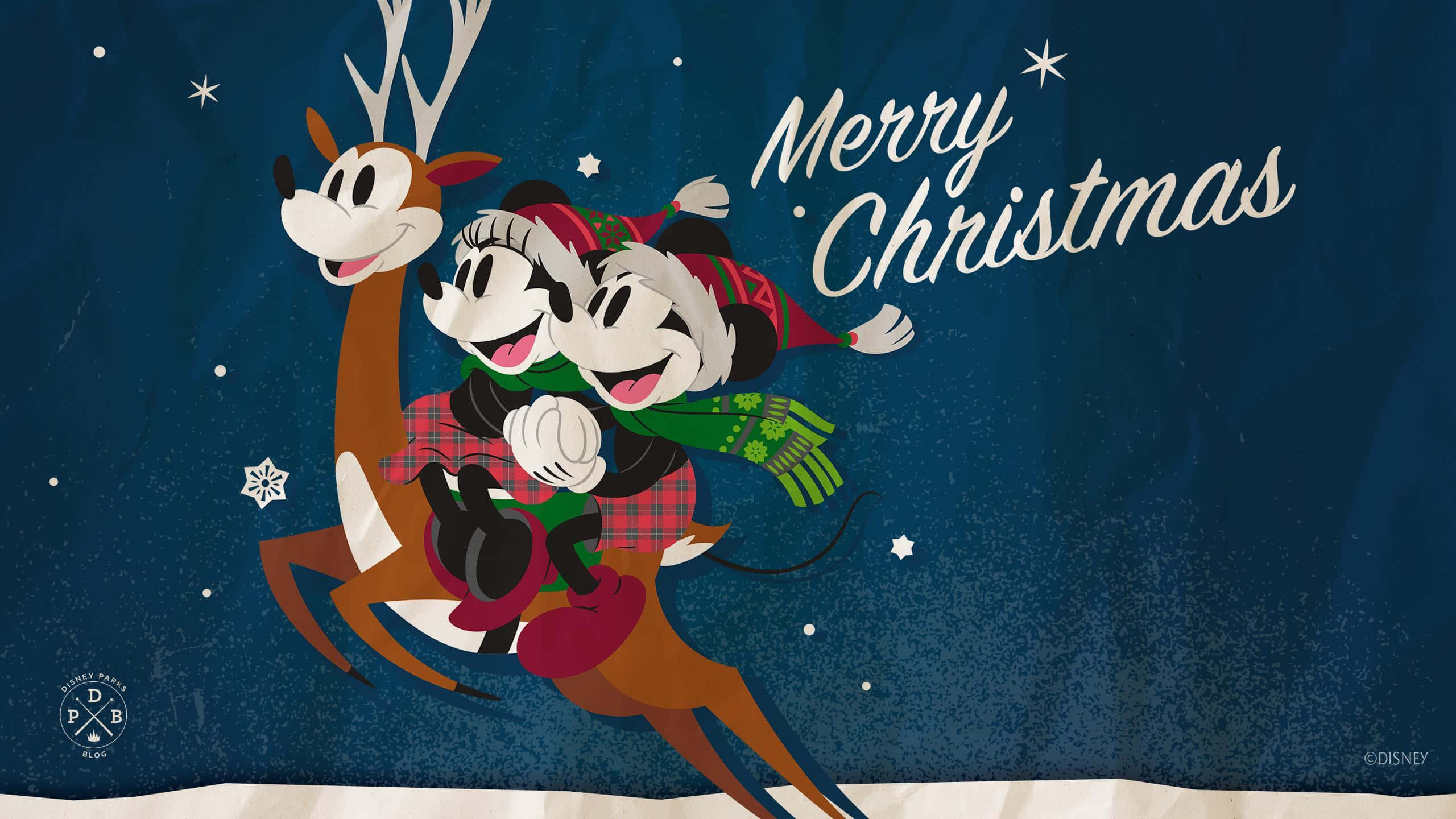 Simulan ang Mahiwagang Pasko kasama ang Disney Christmas! Wallpaper