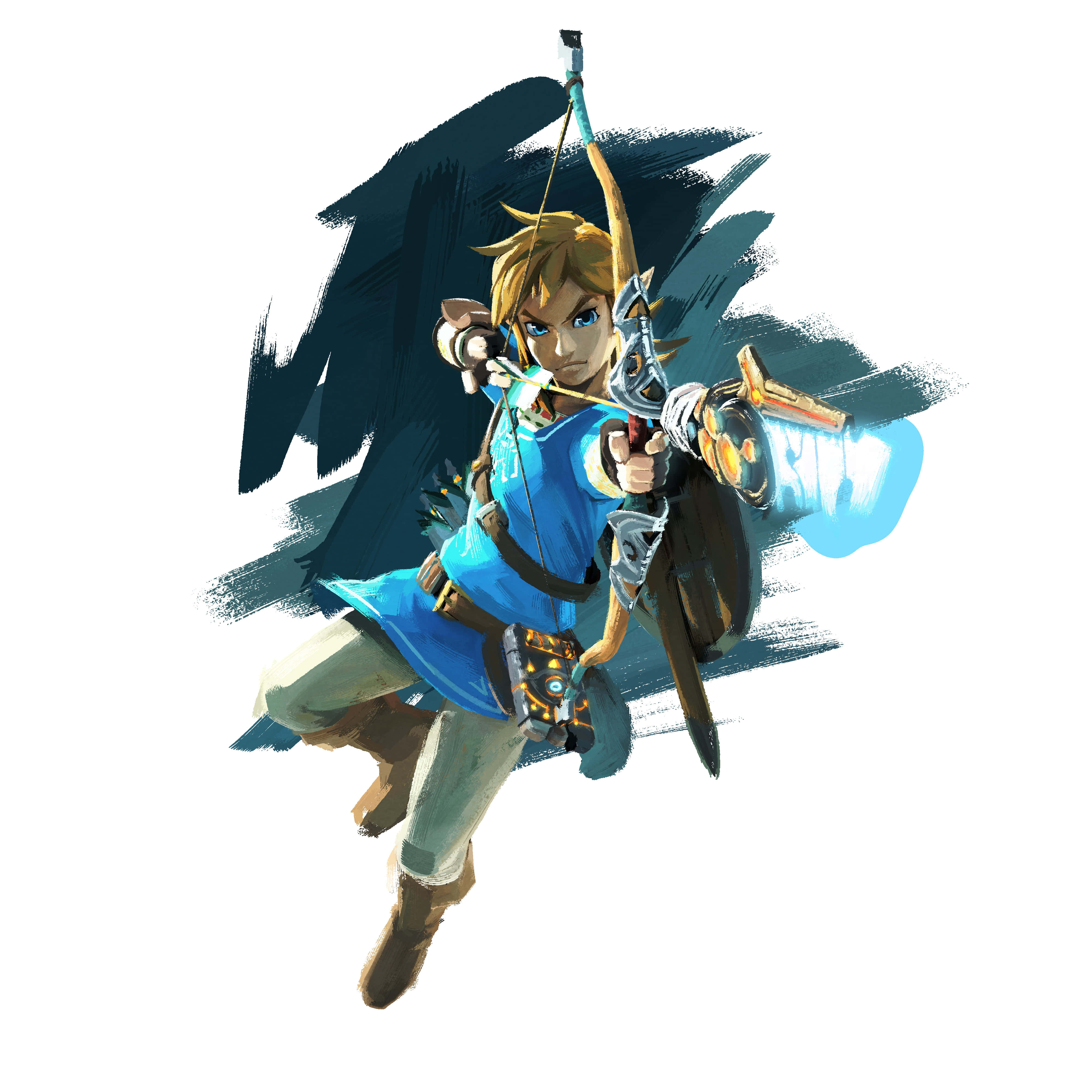 Sina at Prinsesa Zelda na nakikipaglaban nang may tapang at lakas Wallpaper