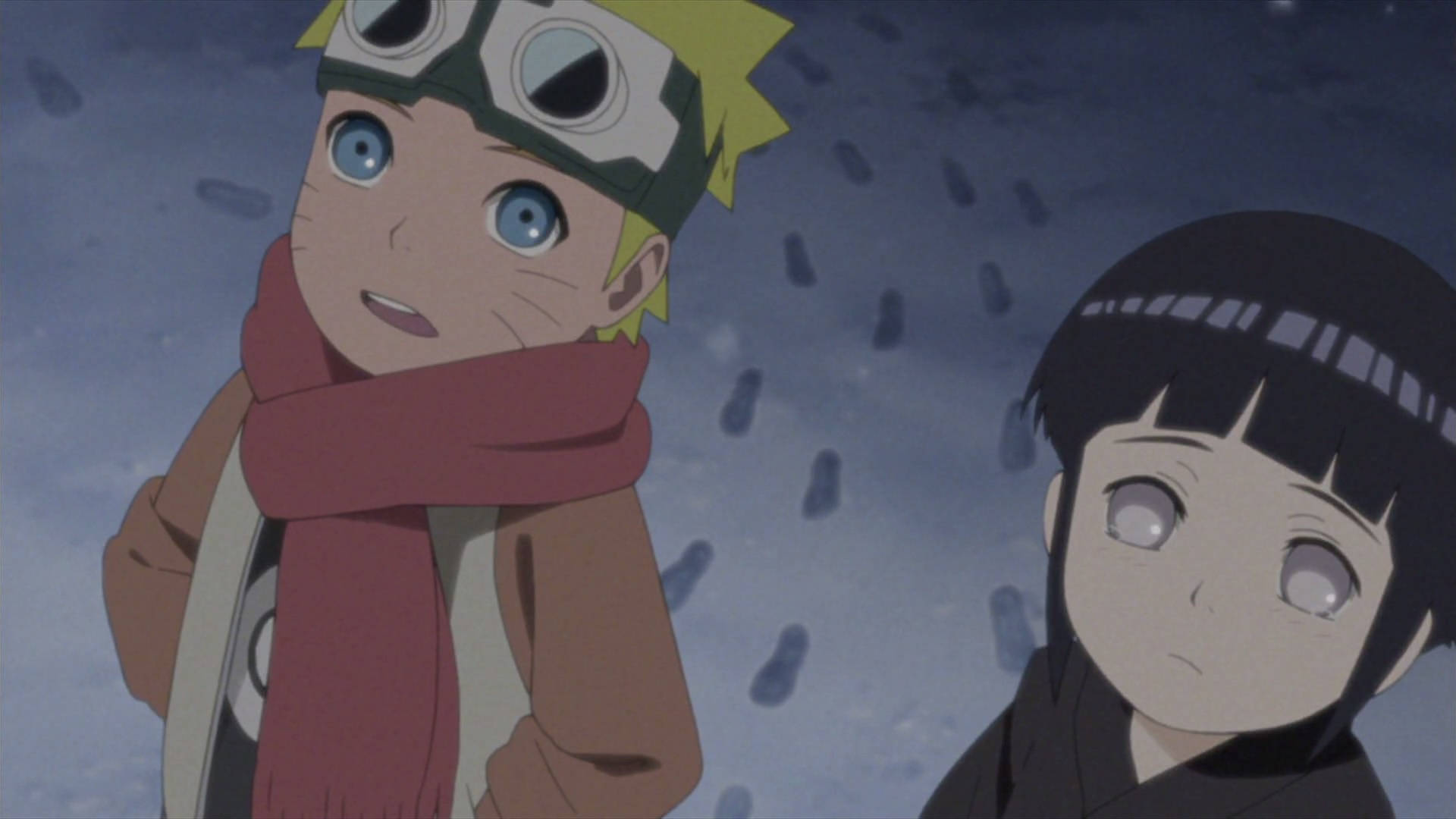 Sina Naruto at Hinata Noong Bata Pa Sila Wallpaper